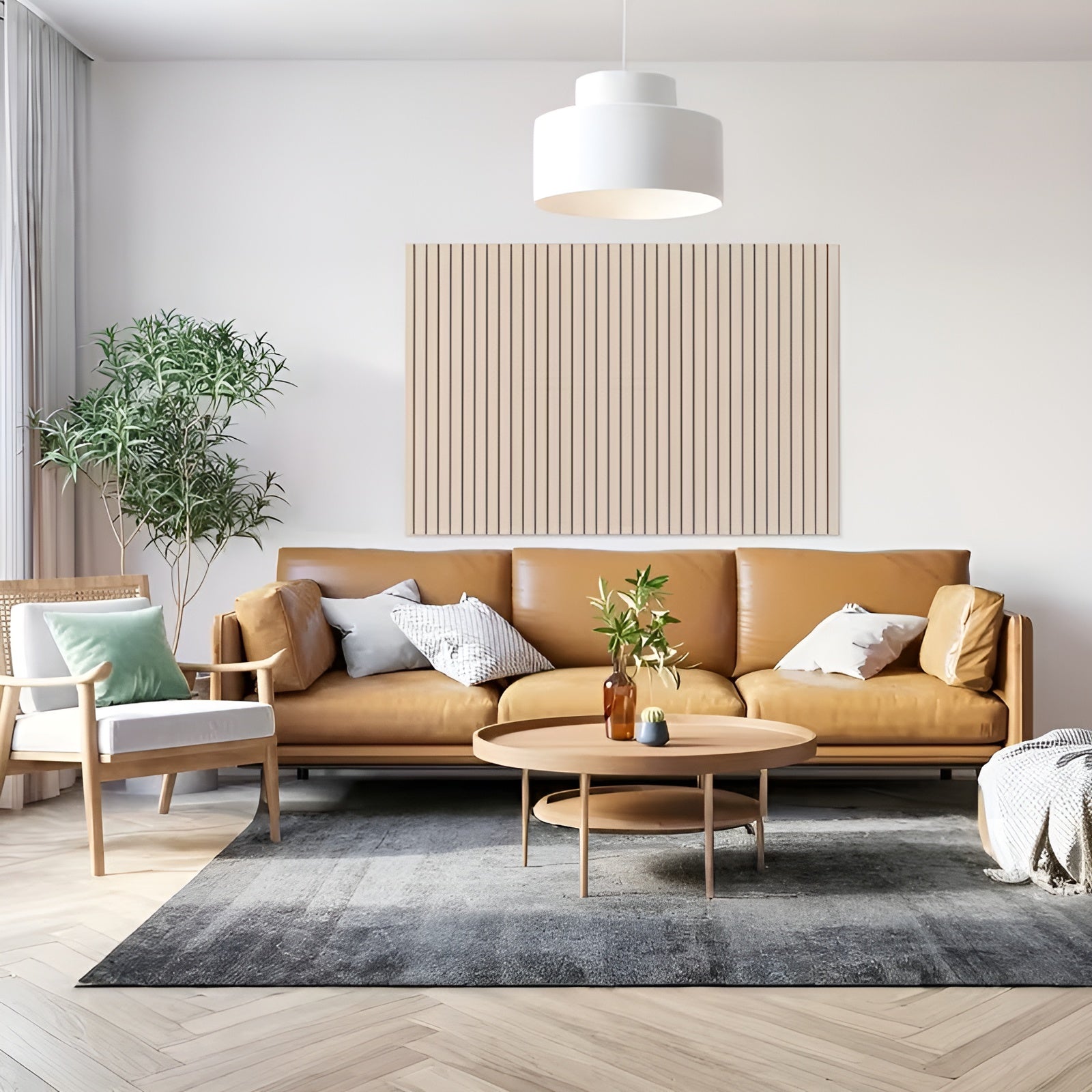 Filz Wandfliesen Set (12 Stück) – Selbstklebend und Schalldämmend | Dekorative Pinnwand für Büro und Zuhause