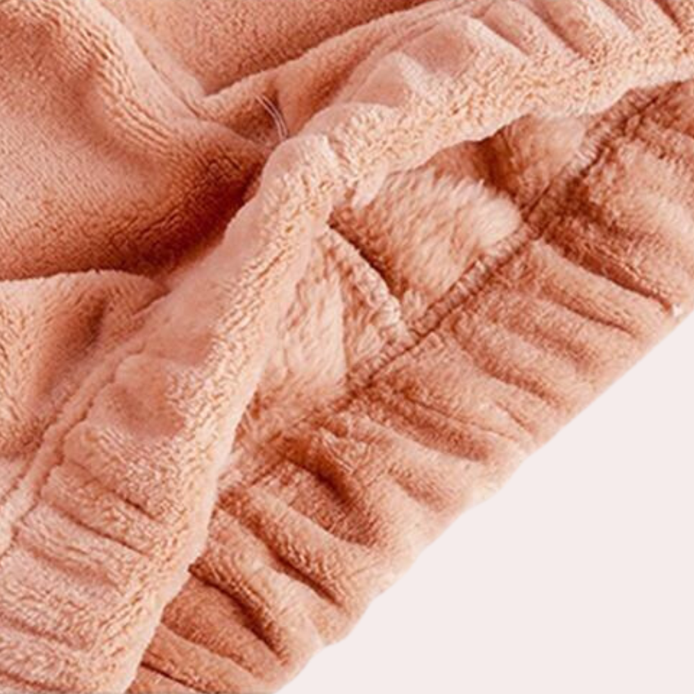 Flauschiges Damen-Pyjama-Set mit bequemer Passform - Nachtwäsche und Loungewear