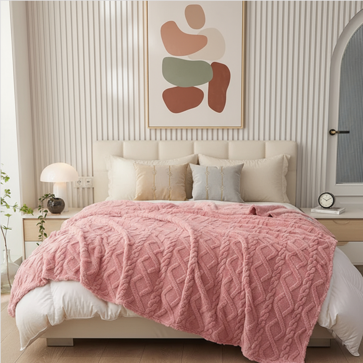Fleecedecke aus Polyester – weich und warm für Sofa Bett und Reise - Decken und Plaids