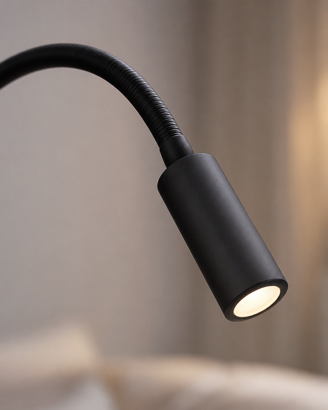 Flexible Wandleuchte mit Schwanenhals – Verstellbar und modern | Perfekt zum Lesen für Betten und Sofas - Wandlampe