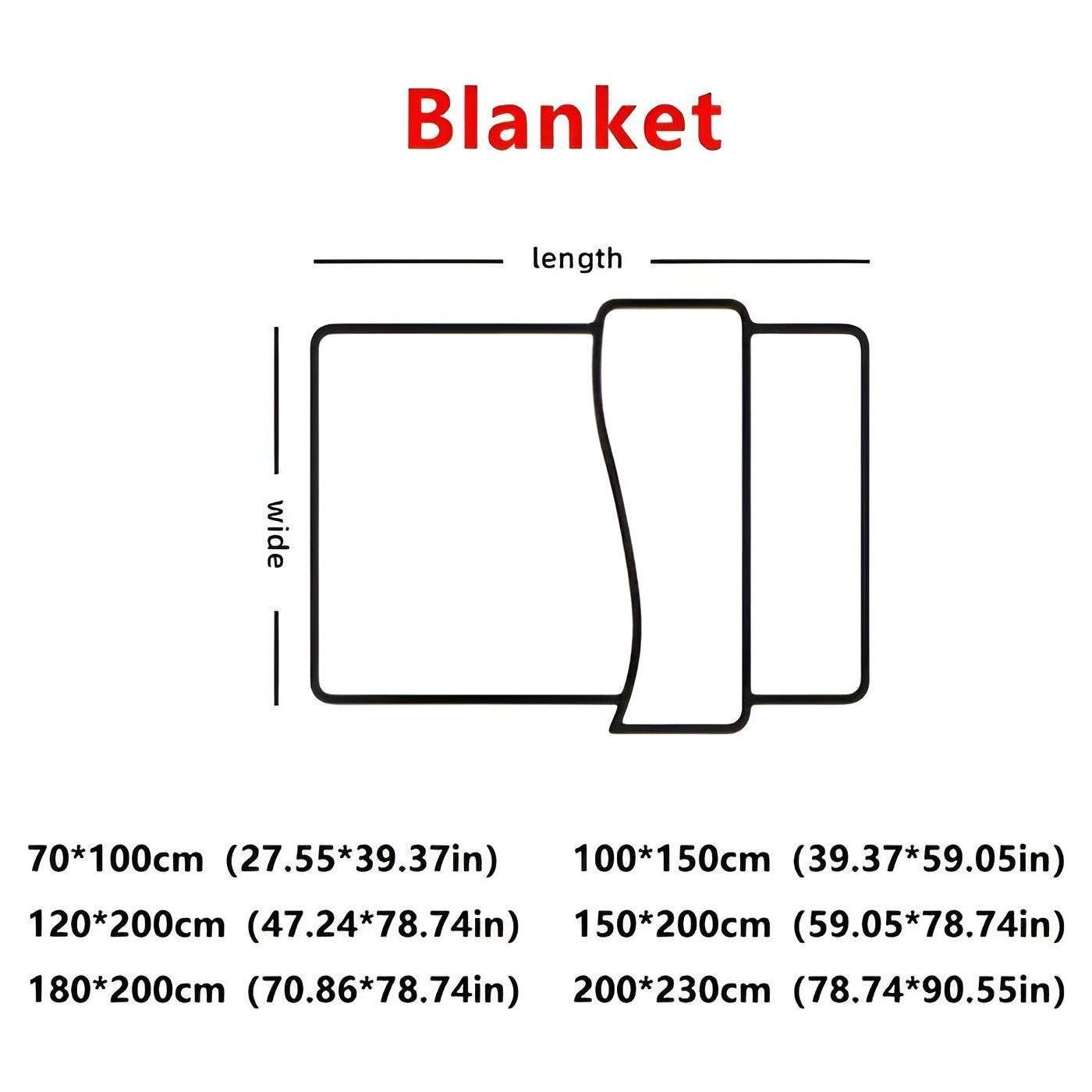 FluffyFleece Blanket - Strapazierfähige Dicke Fleece Winterdecke - Decke