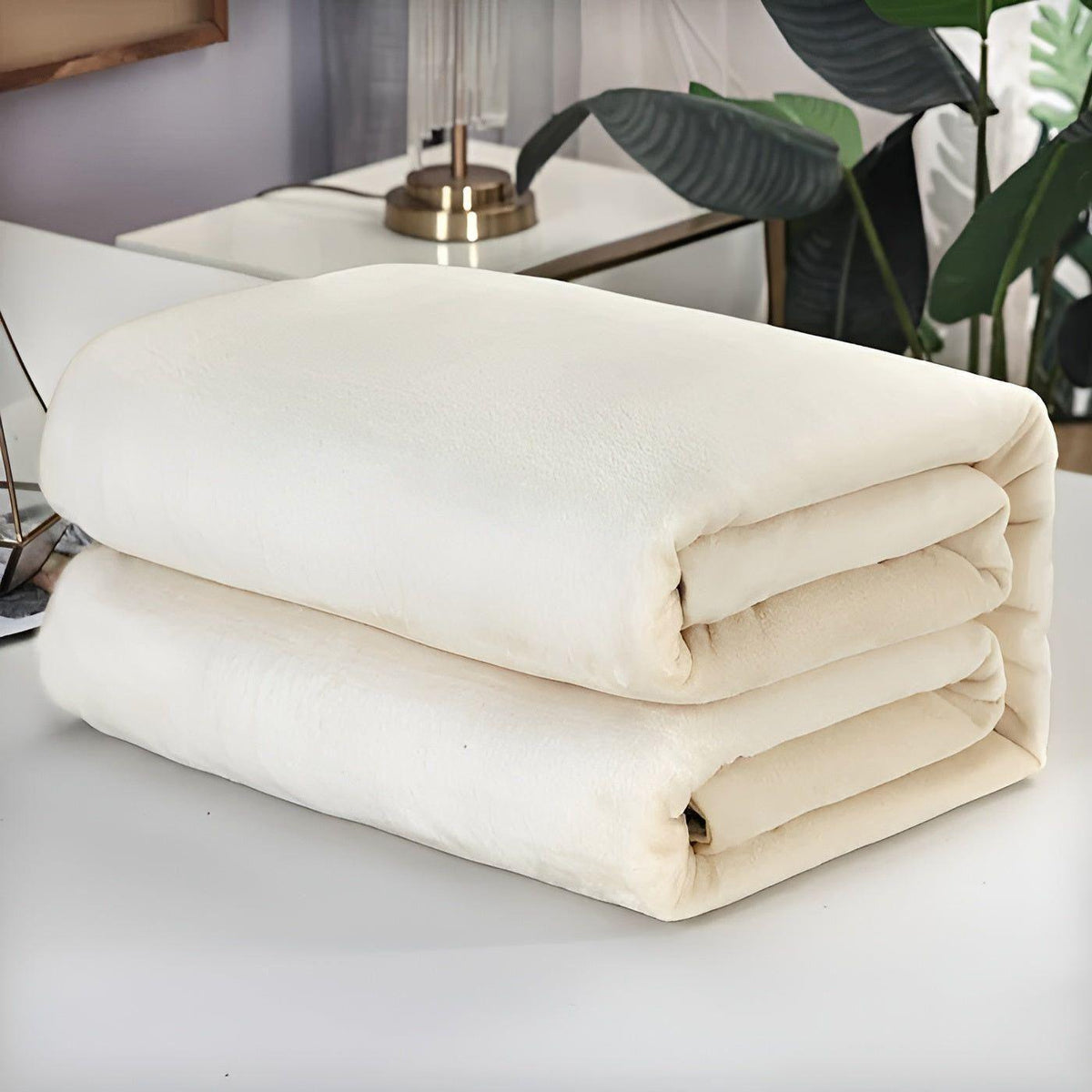 FluffyFleece Blanket - Strapazierfähige Dicke Fleece Winterdecke - Decke