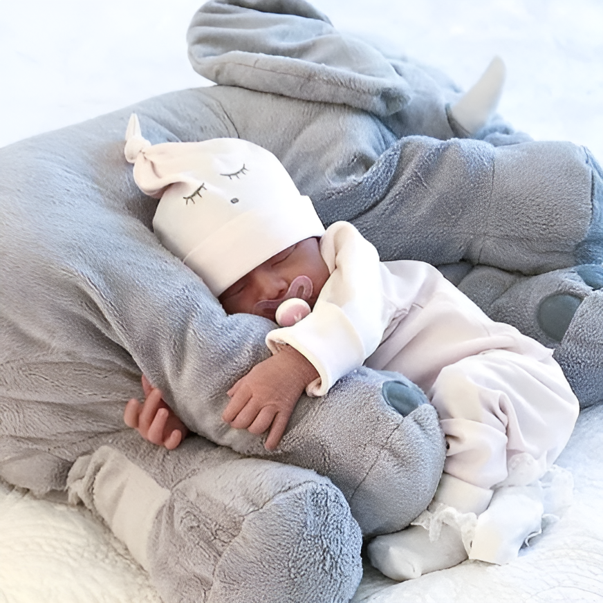 Pachyderm Pillow -  Superweiches Elefanten Kuscheltier für Babys - Elegare