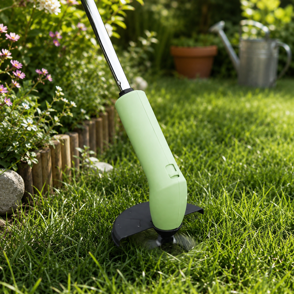 Gartenpro Kabelloser Mini-rasentrimmer - Wiederaufladbar Müheloses Trimmen Für Jeden Garten - Gartenwerkzeug