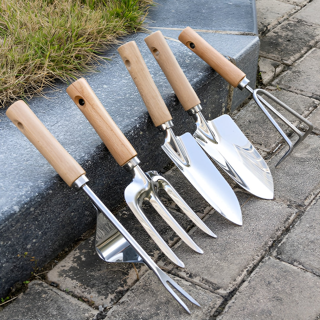 Gartenwerkzeug-Set – Robuste Gartengeräte für Pflanzenpflege Aussaat und Gartenarbeit - Gartengerät