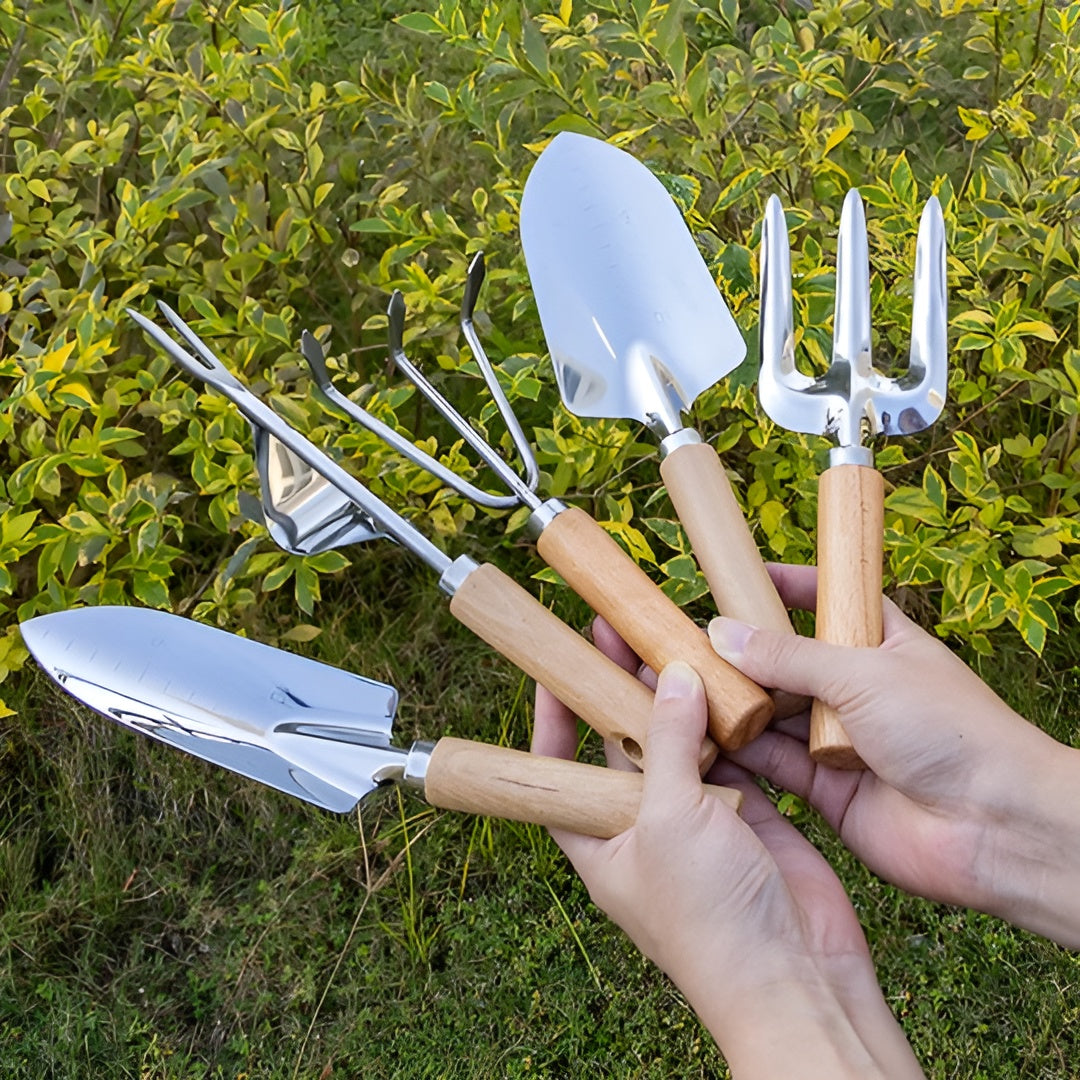 Gartenwerkzeug-Set – Robuste Gartengeräte für Pflanzenpflege Aussaat und Gartenarbeit - Gartengerät