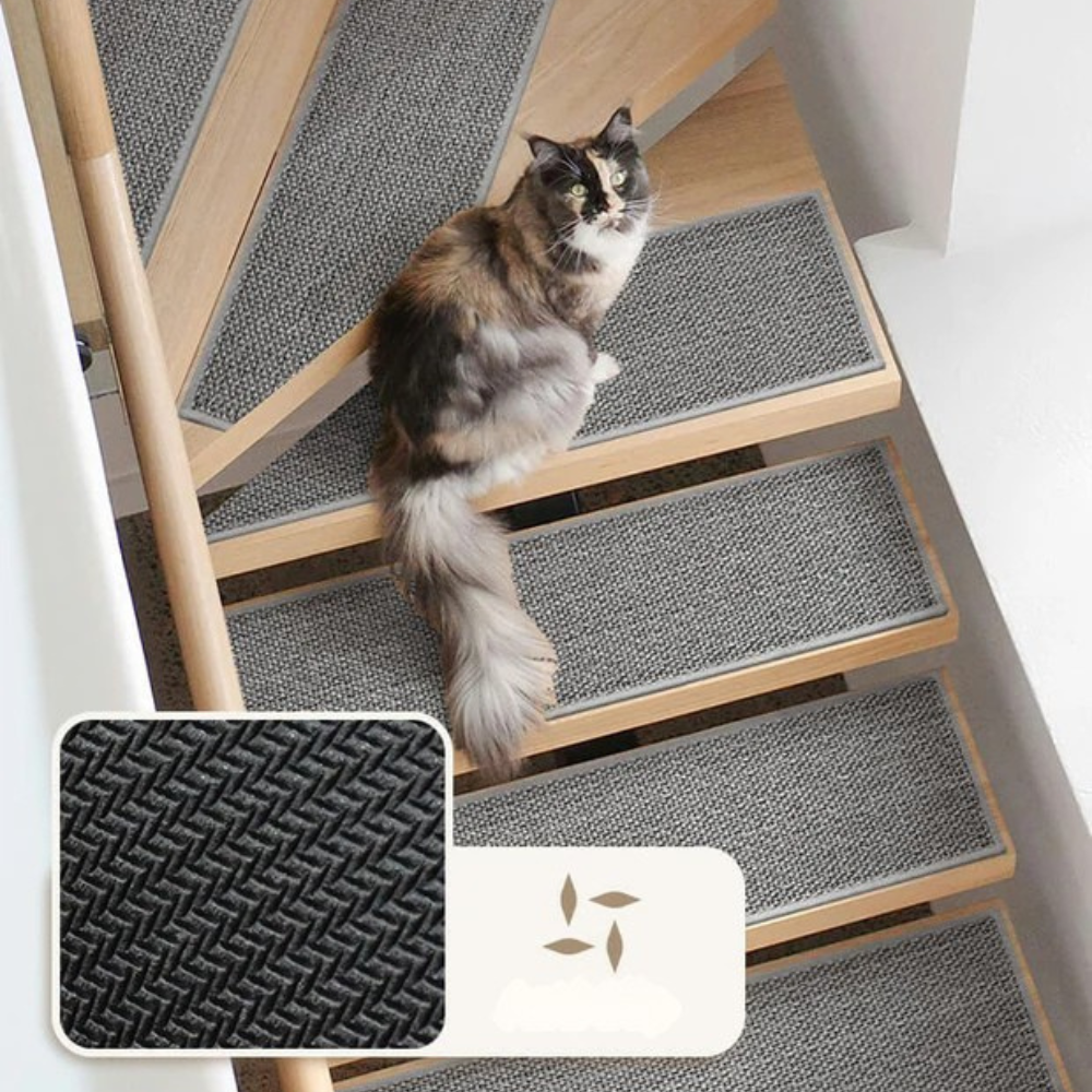 Gewebte rutschfeste Treppenstufen – Sicherer Halt und stilvolles Design für Ihr Zuhause - Treppenläufer