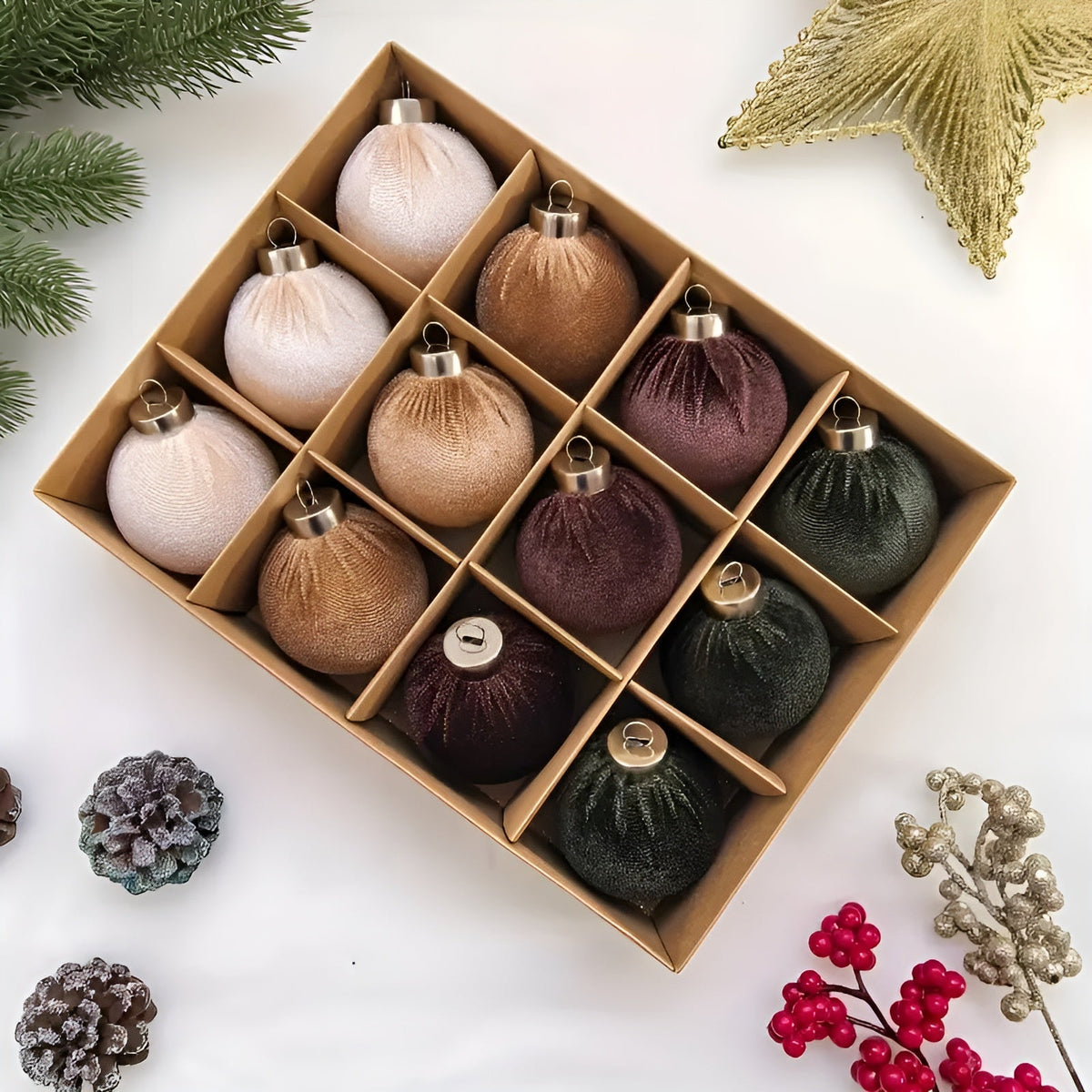 Glitzernde Weihnachtskugeln – Kreative und Langlebige Christbaumdekoration - Wohnzubehör