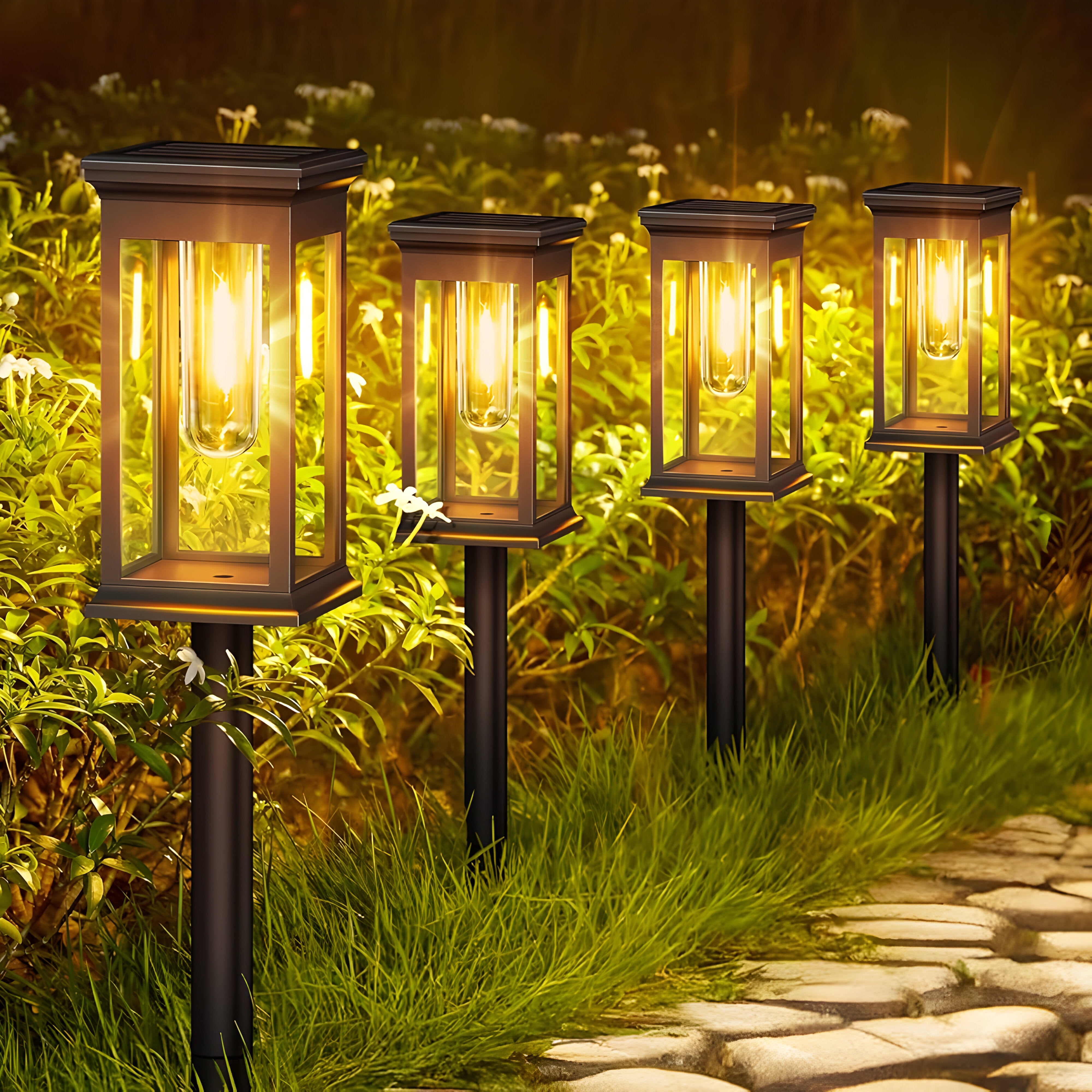 GlowMoss Path – Wasserdichte Gartenwegbeleuchtung für den Außenbereich - Wohnzubehör