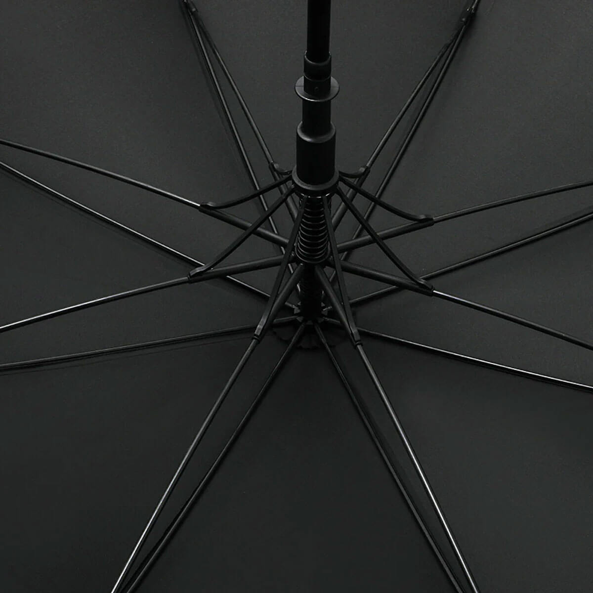 Großer Automatik-Regenschirm mit Holzgriff – 132 cm - Regenschirme