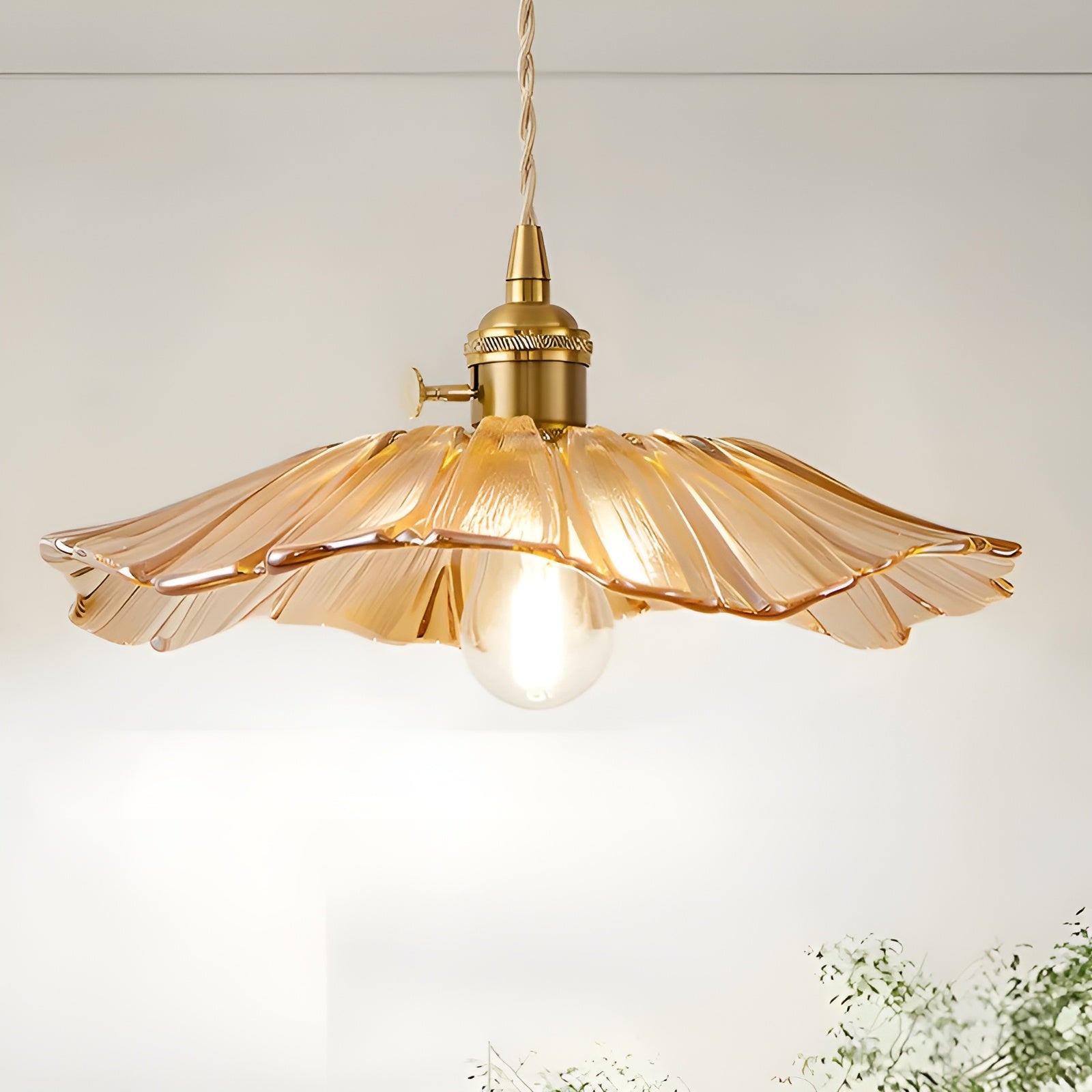 Hängelampe mit Blumenmotiv – Warmes Licht & stilvolles Design | Für Ihr Zuhause - Pendelleuchte
