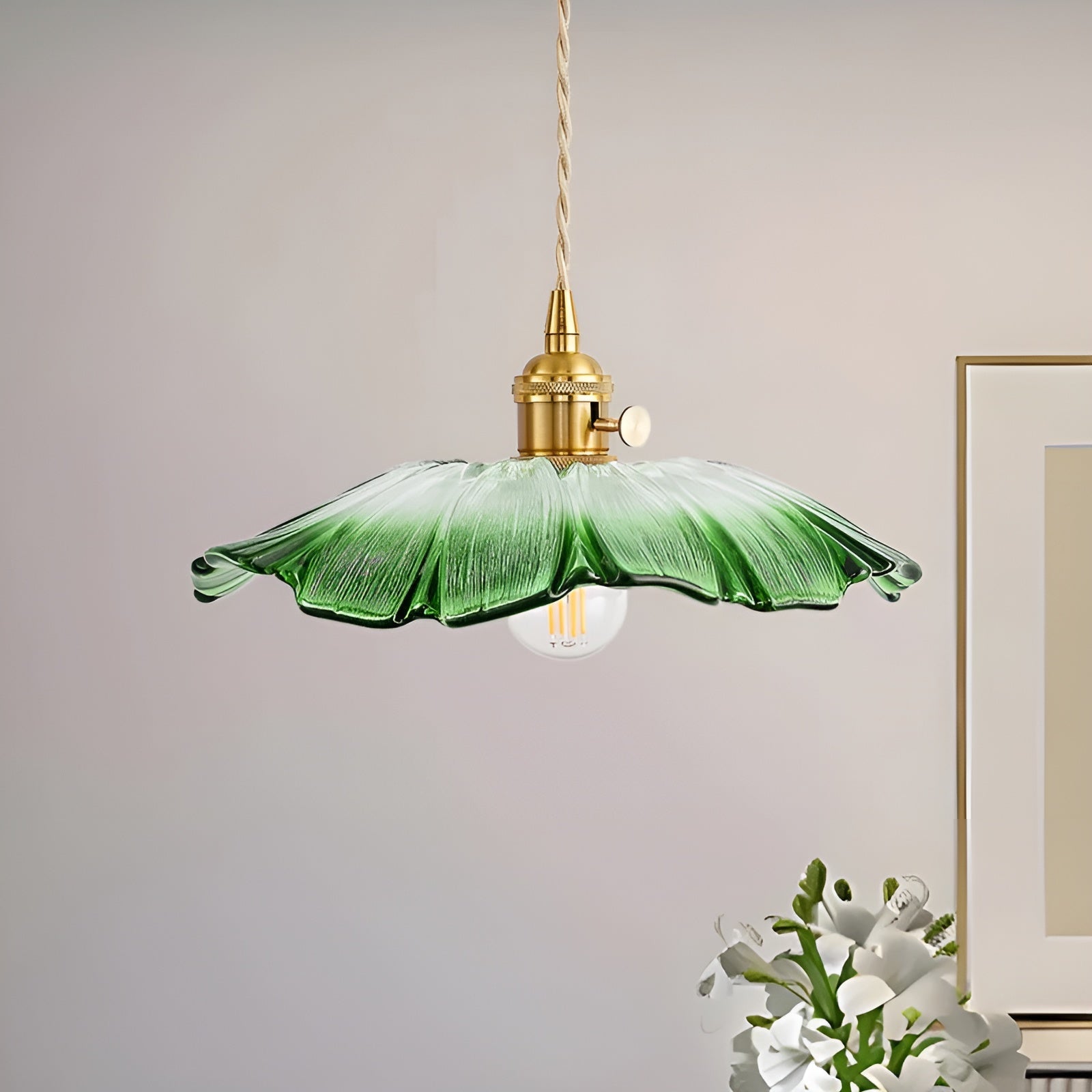 Hängelampe mit Blumenmotiv – Warmes Licht & stilvolles Design | Für Ihr Zuhause - Pendelleuchte