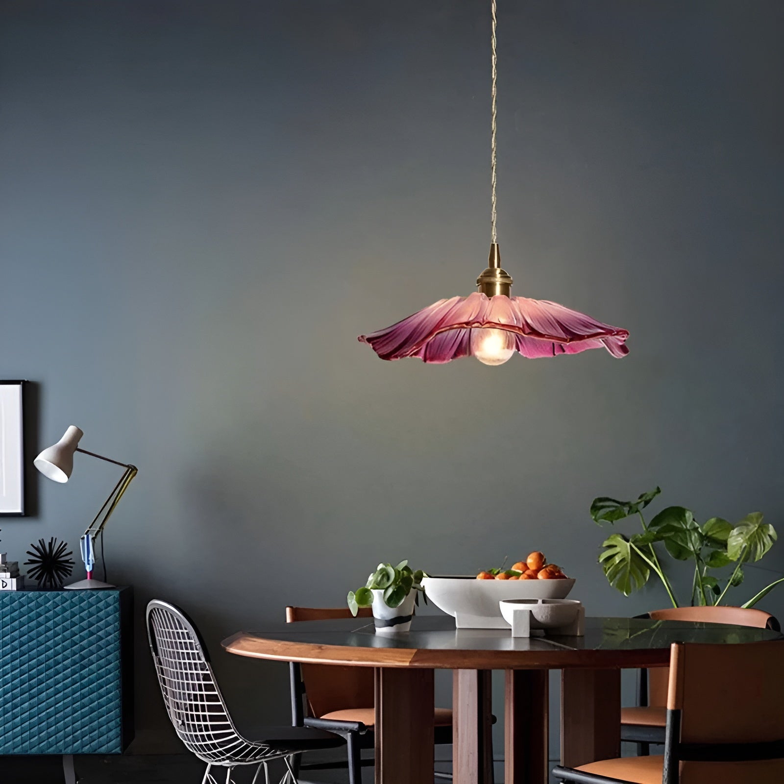 Hängelampe mit Blumenmotiv – Warmes Licht & stilvolles Design | Für Ihr Zuhause - Pendelleuchte