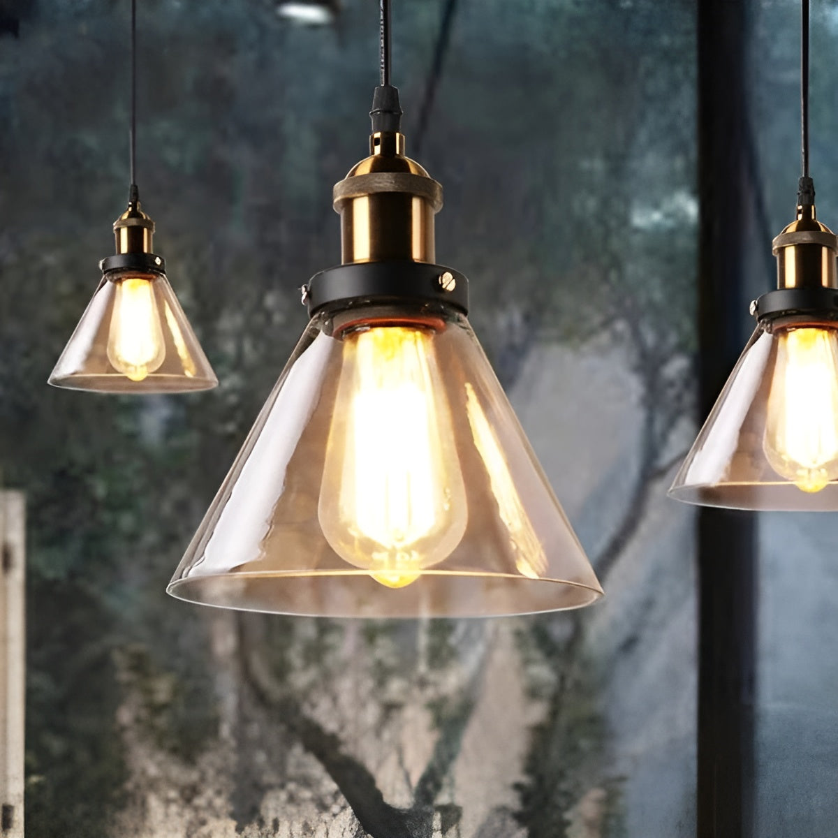Hängeleuchte aus Antikglas – Vintage Stil für stilvolle Beleuchtung - Pendelleuchte