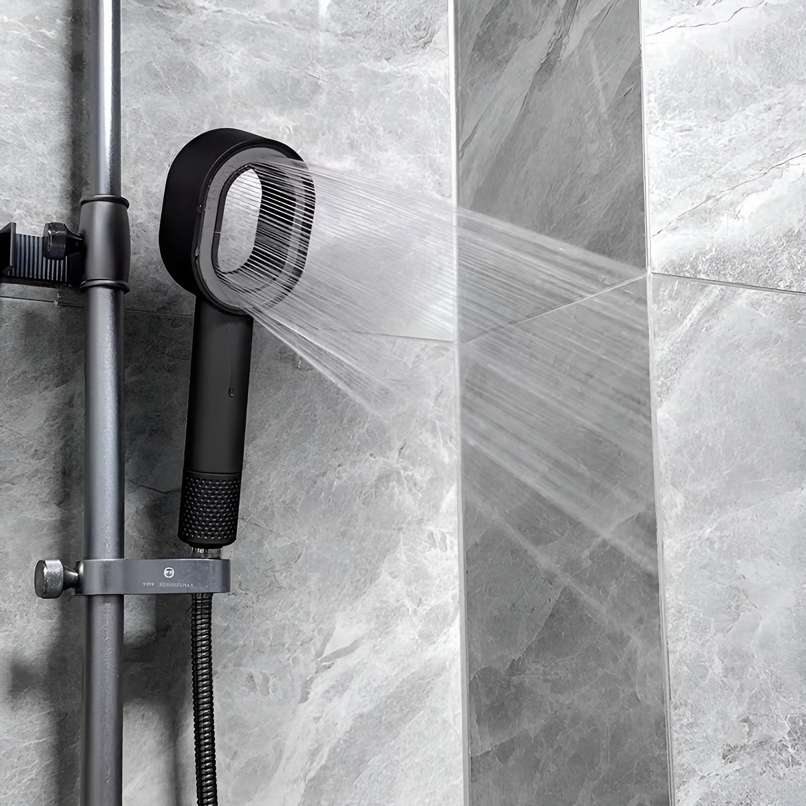Handbrause mit 3-Stufen-Filter – Wassersparender Hochdruck Duschkopf gegen Kalk & Chlor für weiches Wasser - Wasserhahn
