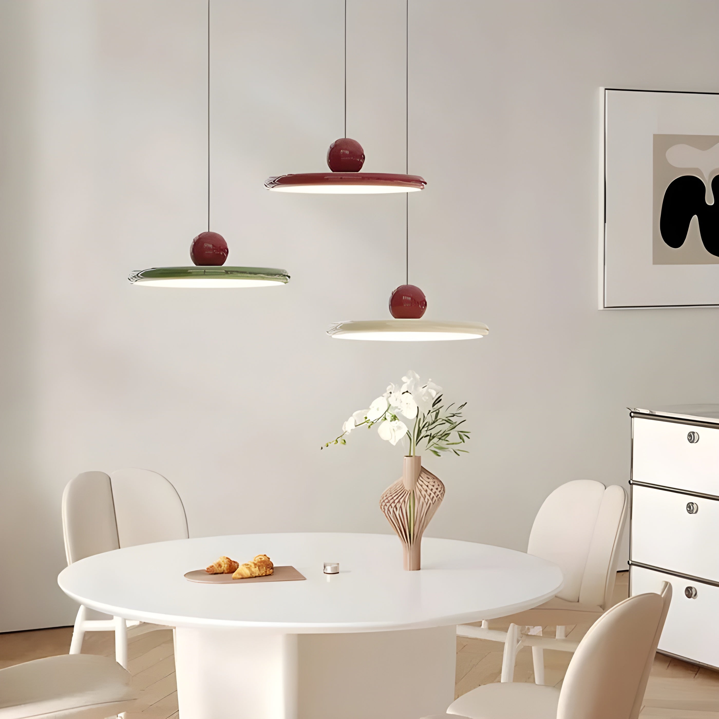 HavenHalo Light - Nordische LED-Glas-Pendelleuchte - Pendelleuchte