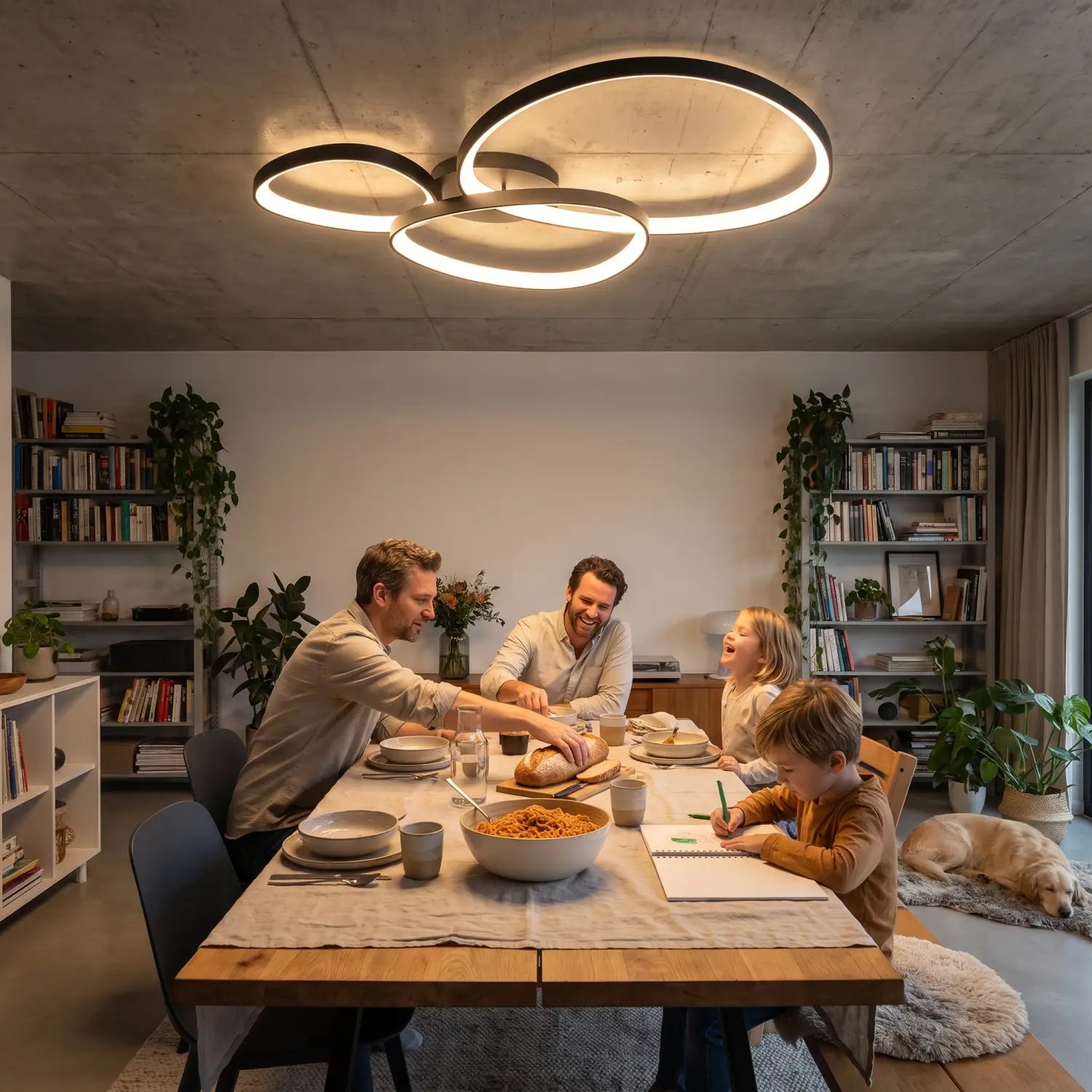 Lampada da soffitto LED Minimalista – Lampada di design moderno con luce soffusa