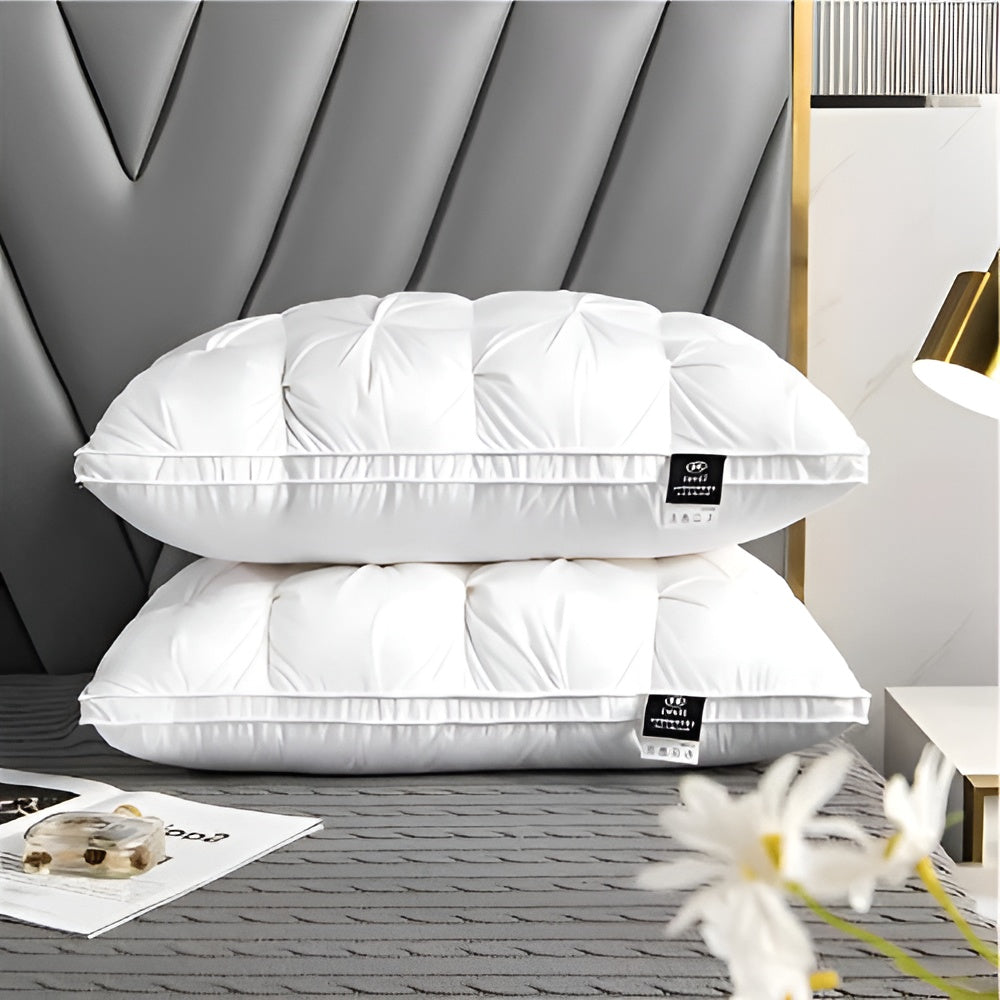 Hotelkissen mit Daunenfüllung – Luxuriös und Komfortabel | Modernes Design für Schlafzimmer und Wohnzimmer - Kissen