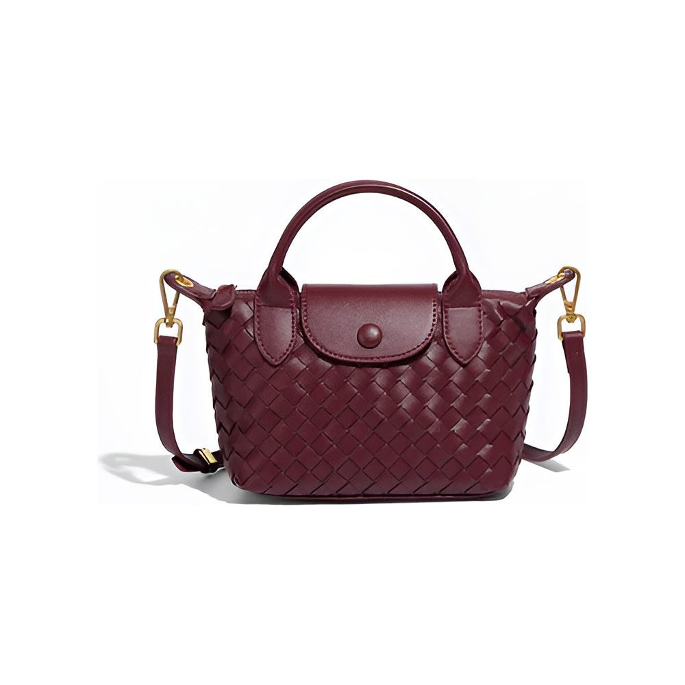 Emma LuxBag - Luxuriöse Gewebte Crossbody-Tasche für Schicke Frauen - Elegare