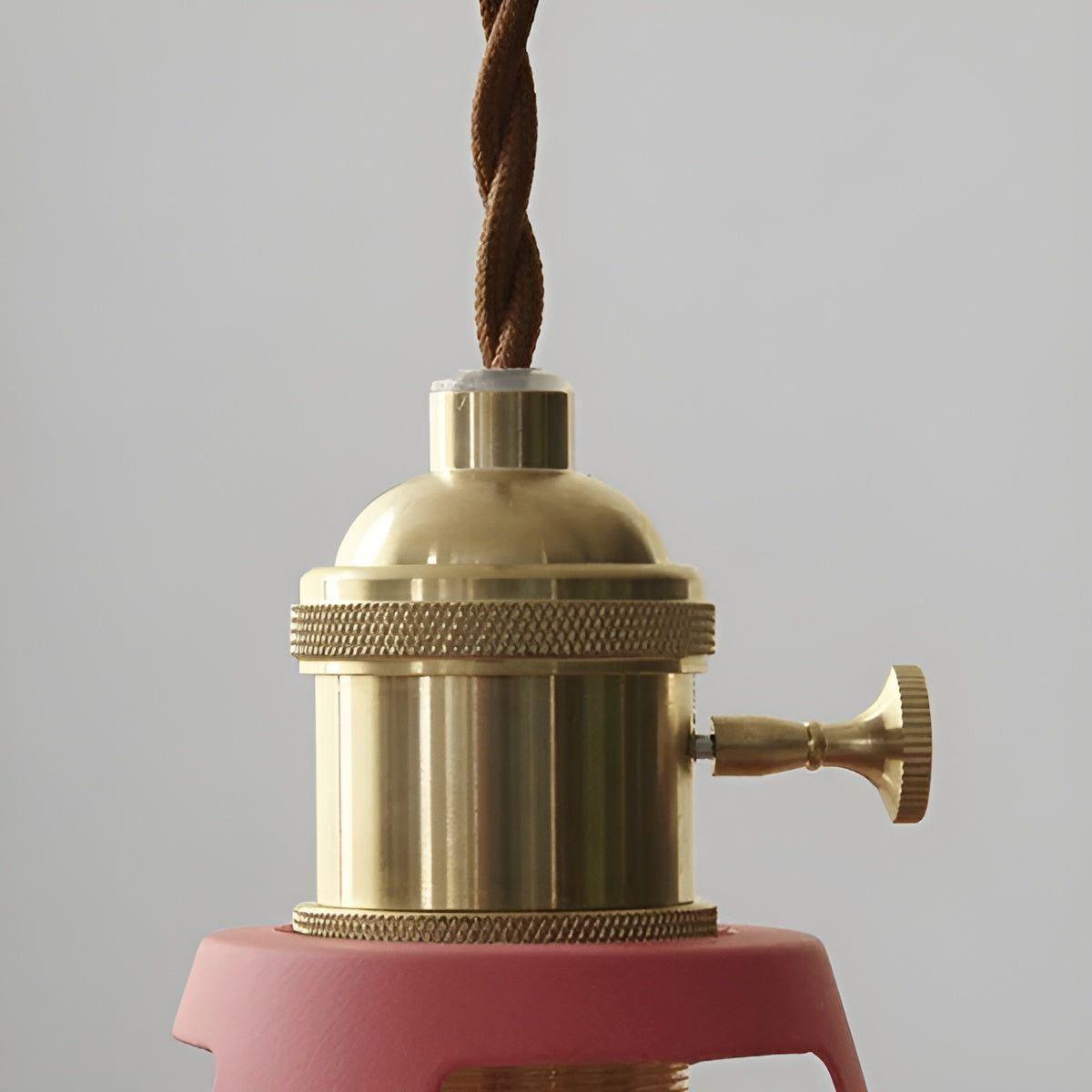 IronGlow Lampe - Vintage Eisen Metall Deckenpendelleuchte - Pendelleuchte