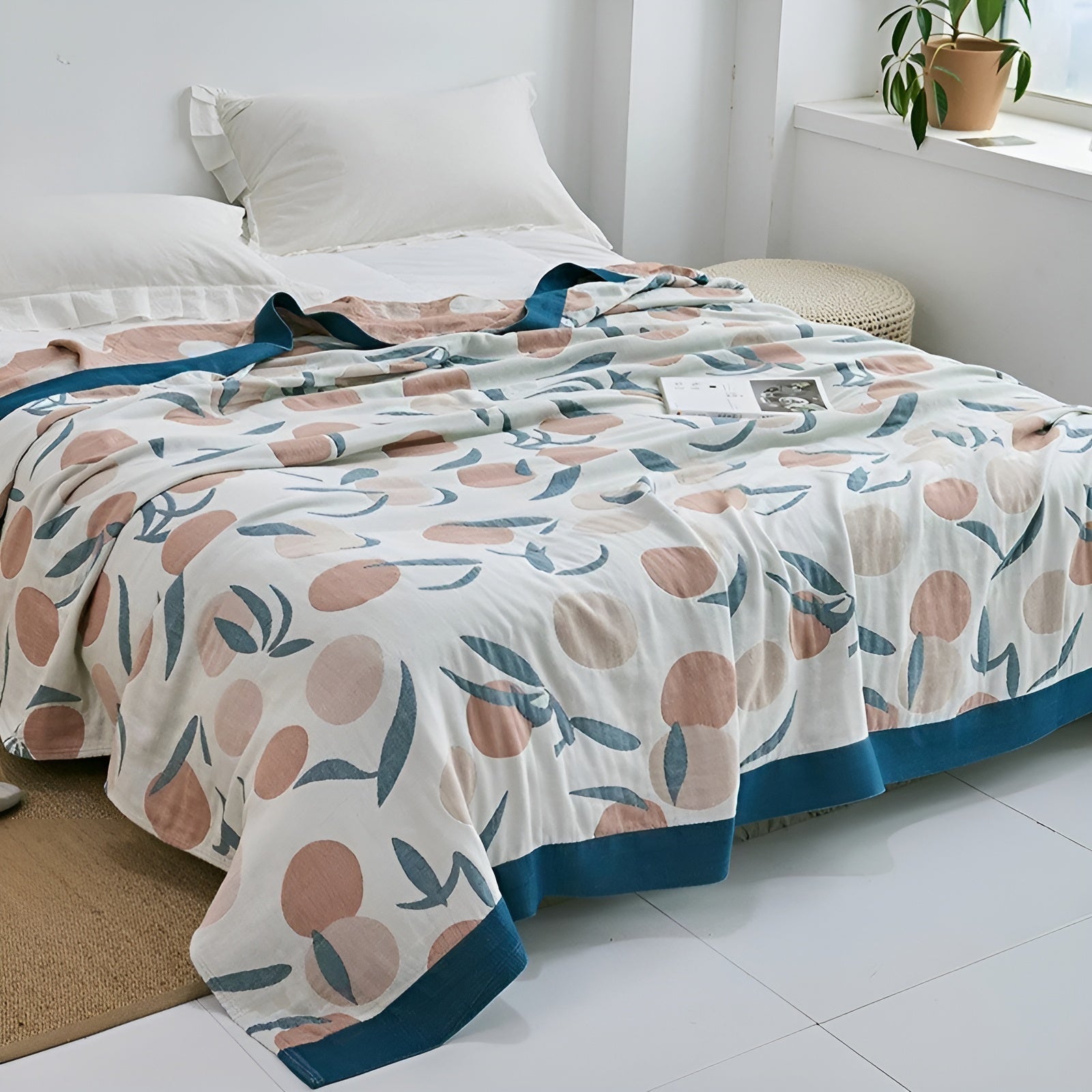 Japanische Kuscheldecke – Weiche Sofadecke für Gemütliche Wohnmomente - Decke