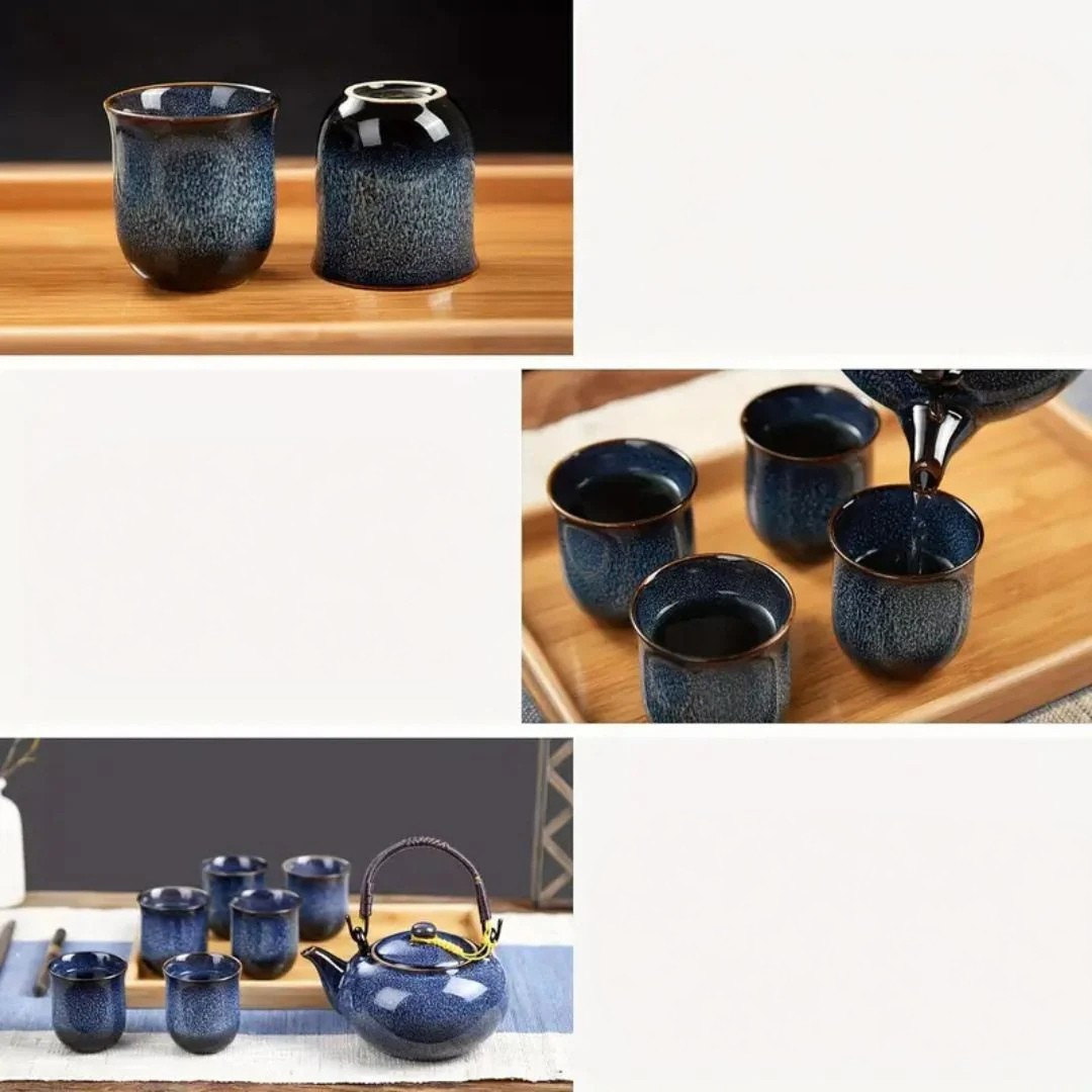 Japanisches Keramik-Teeservice – Traditionelle Teezeremonie für entspannte Teemomente - Teeservice