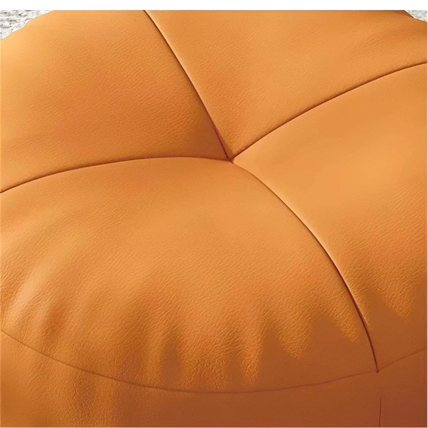Japanisches Nappa-Leder Sitzkissen Rund – Stilvolles Sitzkissen für Wohnzimmer & Lounge - Sitzkissen