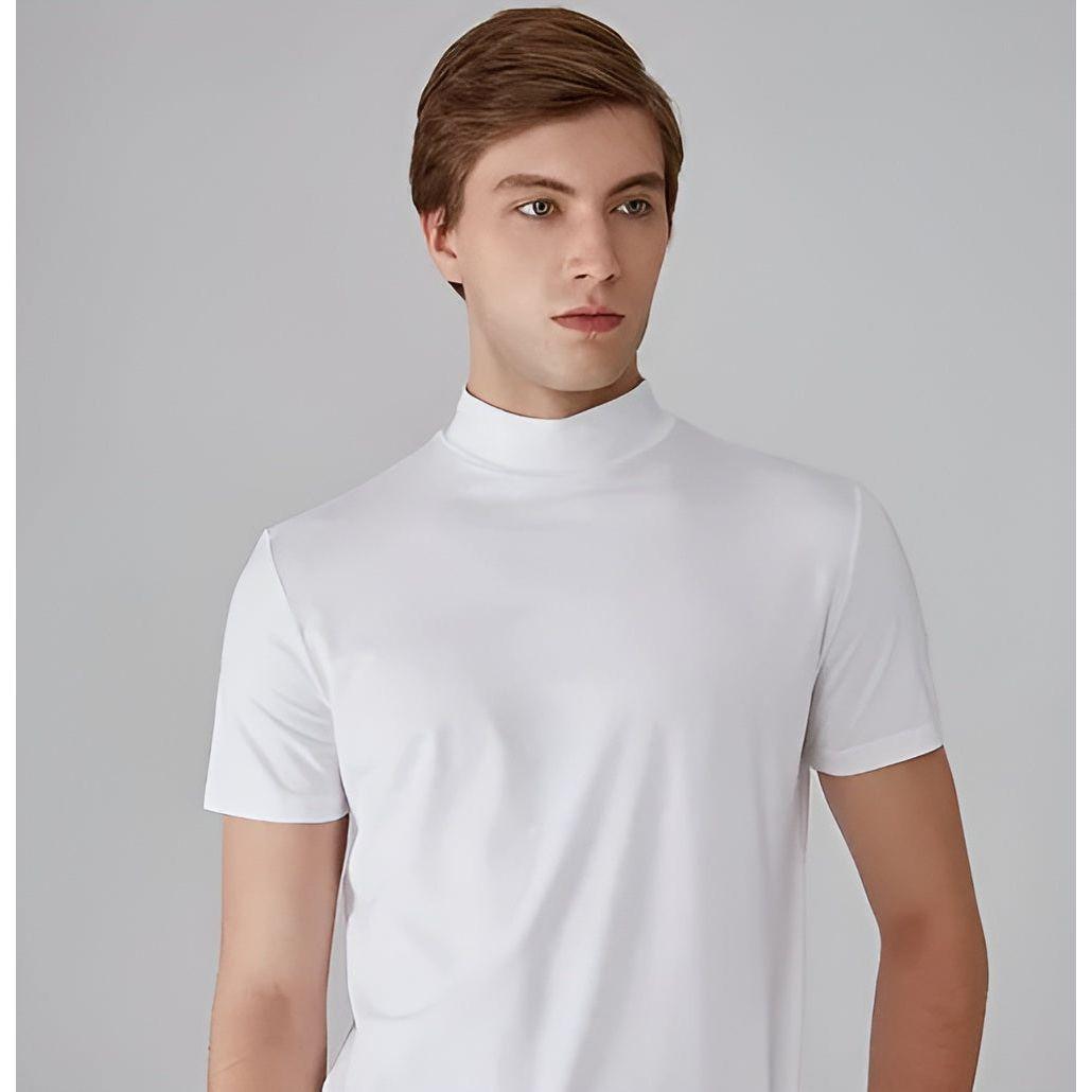 Jochen Shirt - Casual Turtleneck T-Shirt für Männer - Herrenmode