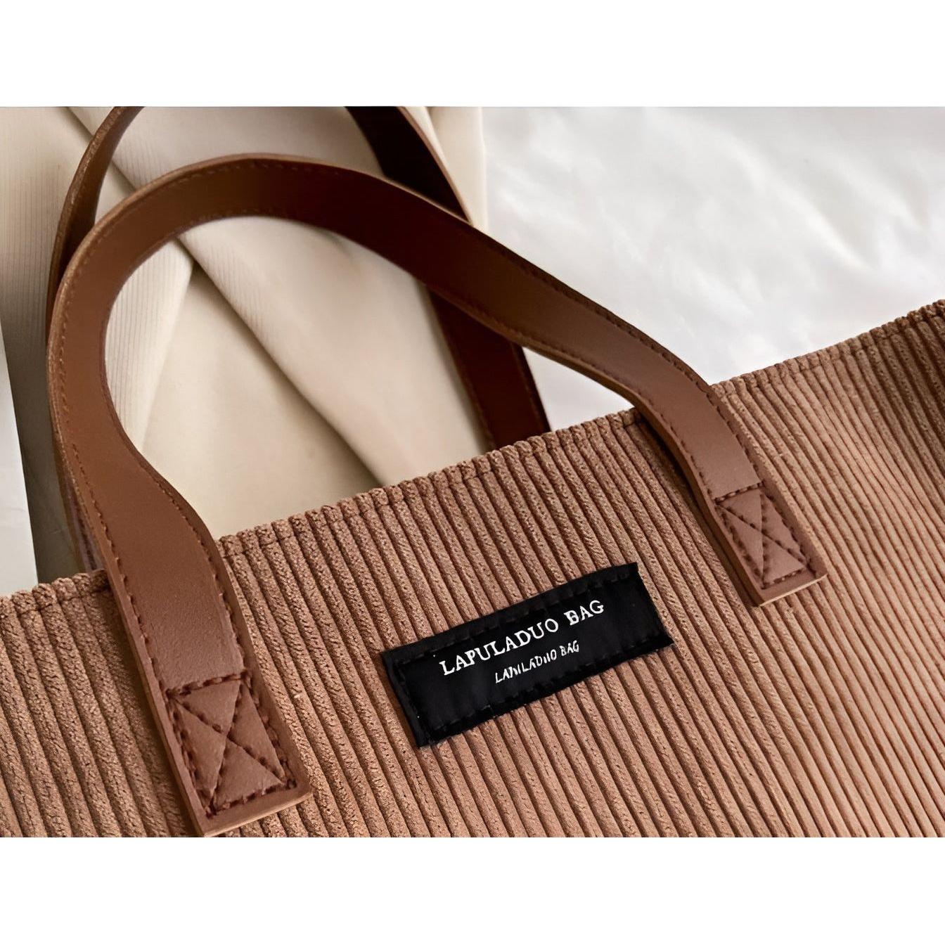 Bertha Bag - Vintage Cord Schulter Umhängetasche für Frauen - Elegare
