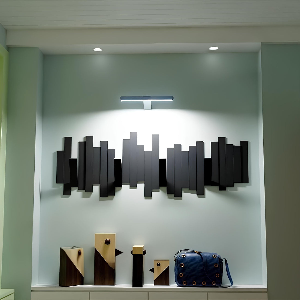 Kabellose LED-Wandleuchte mit schwenkbarem Kopf - Wandleuchte