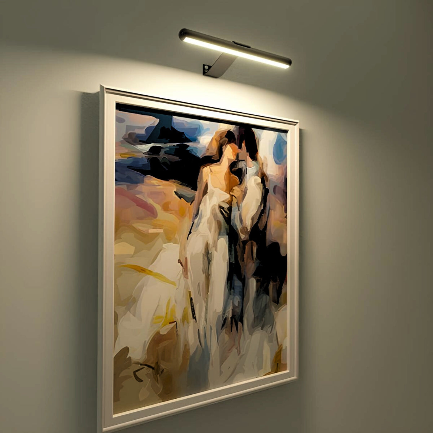 Kabellose LED-Wandleuchte mit schwenkbarem Kopf - Wandleuchte