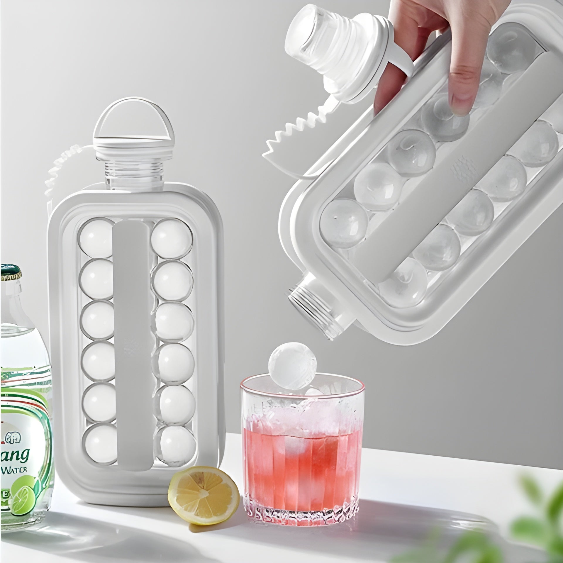 Kerill Eiswürfelmaschine - Kristallklares Hochwertiges Klareis für Cocktails und Spirituosen - Eismaschine