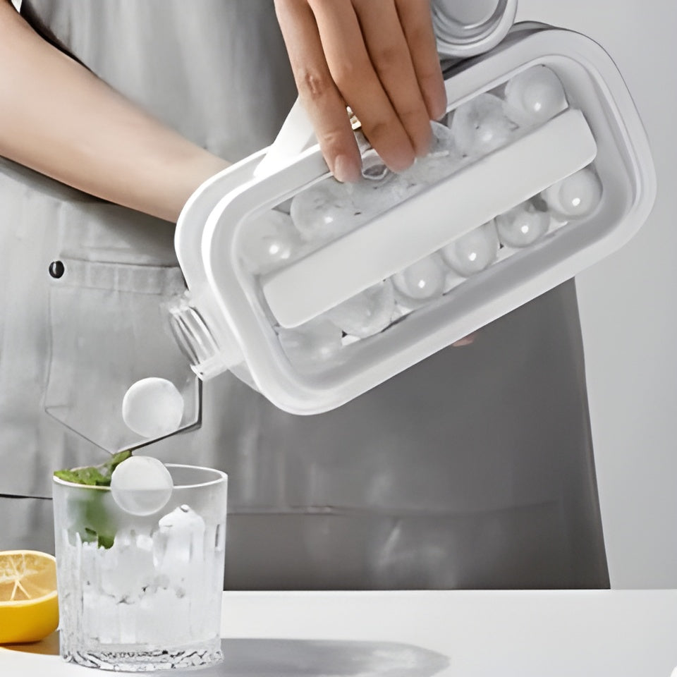 Kerill Eiswürfelmaschine - Kristallklares Hochwertiges Klareis für Cocktails und Spirituosen - Eismaschine