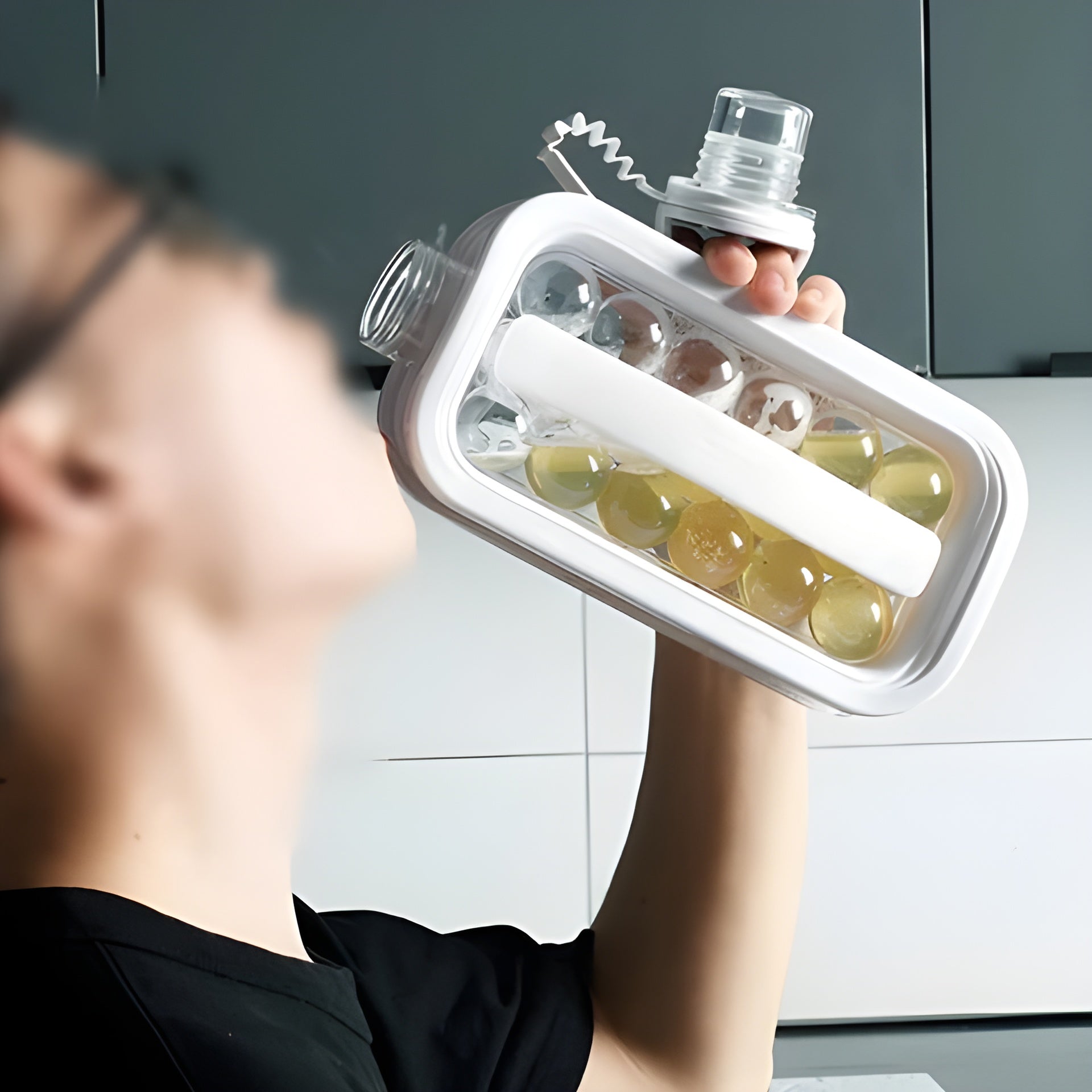 Kerill Eiswürfelmaschine - Kristallklares Hochwertiges Klareis für Cocktails und Spirituosen - Eismaschine