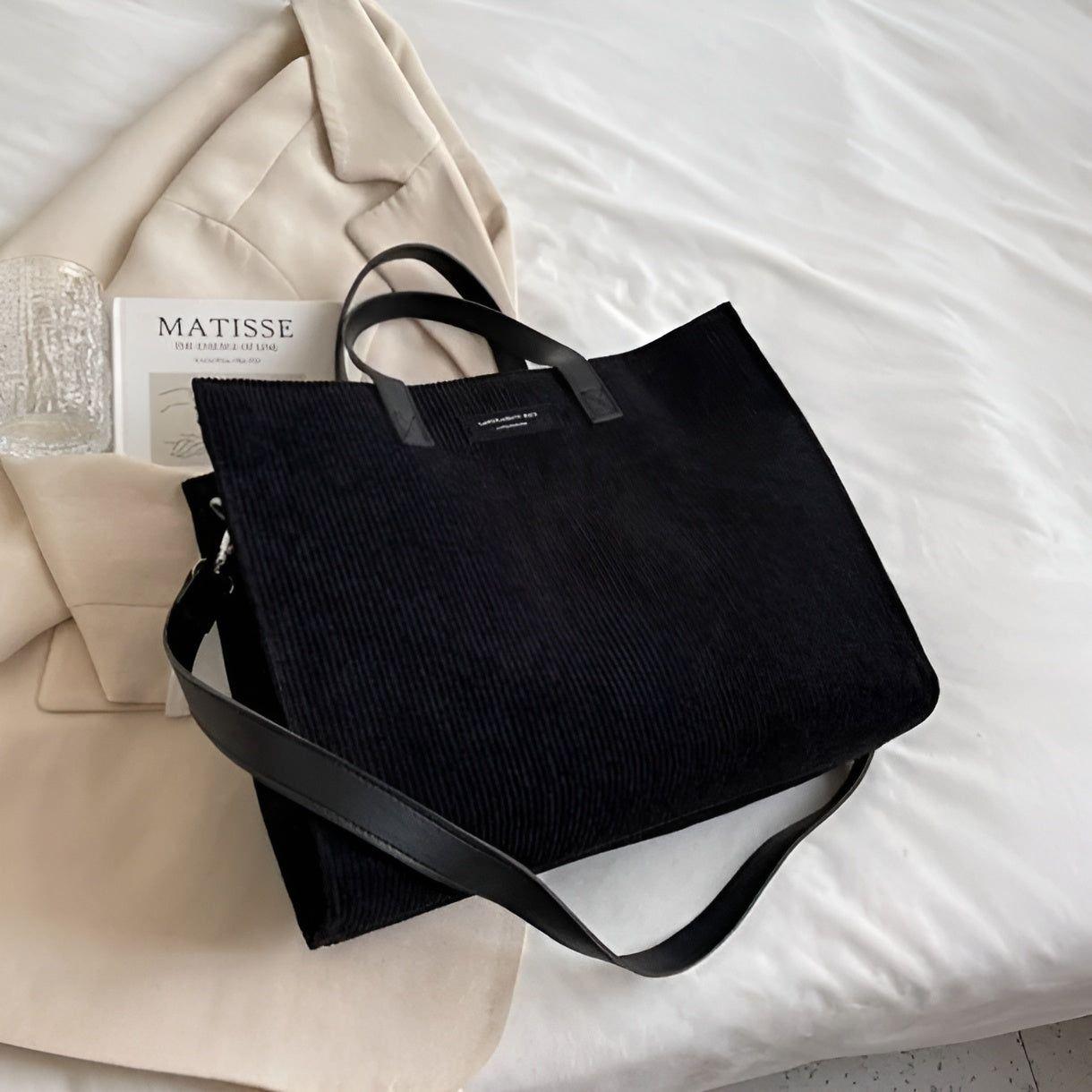 Bertha Bag - Vintage Cord Schulter Umhängetasche für Frauen - Elegare