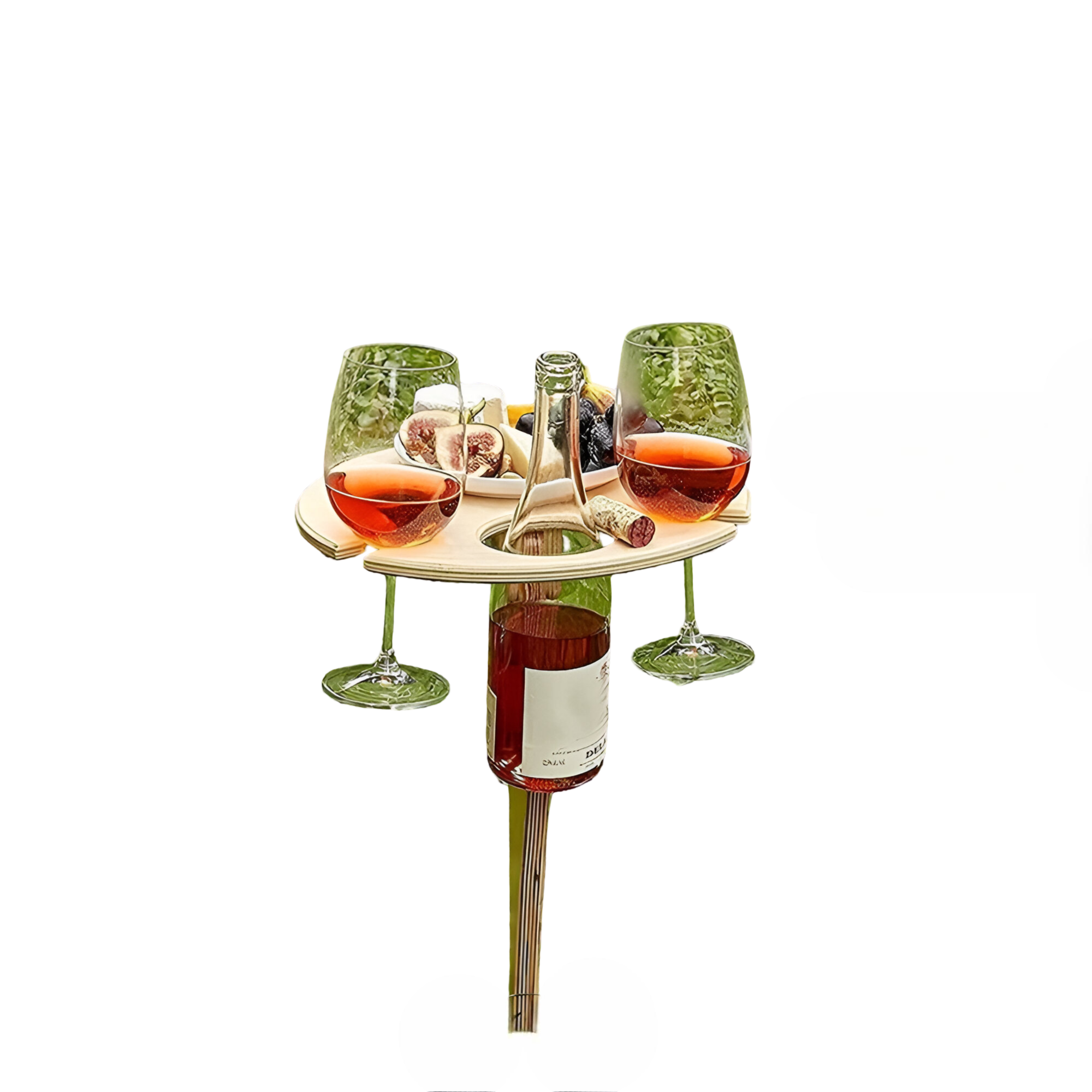 Klapptisch für Draußen – Tragbarer Weintisch für Garten & Picknick - Klapptisch
