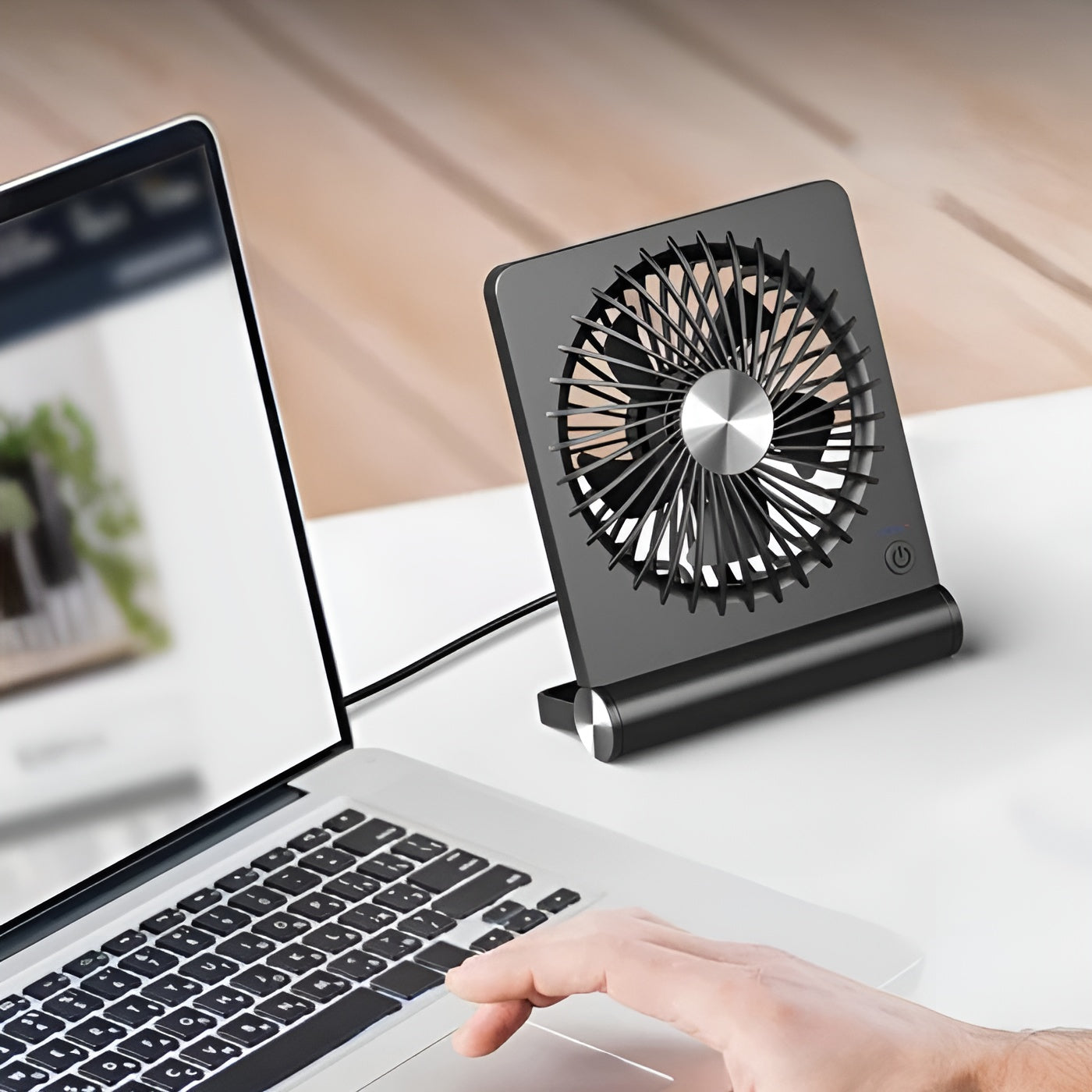 Kleiner Tischventilator – Kraftvolle Kühlung für Schreibtisch & Büro - Tischventilator