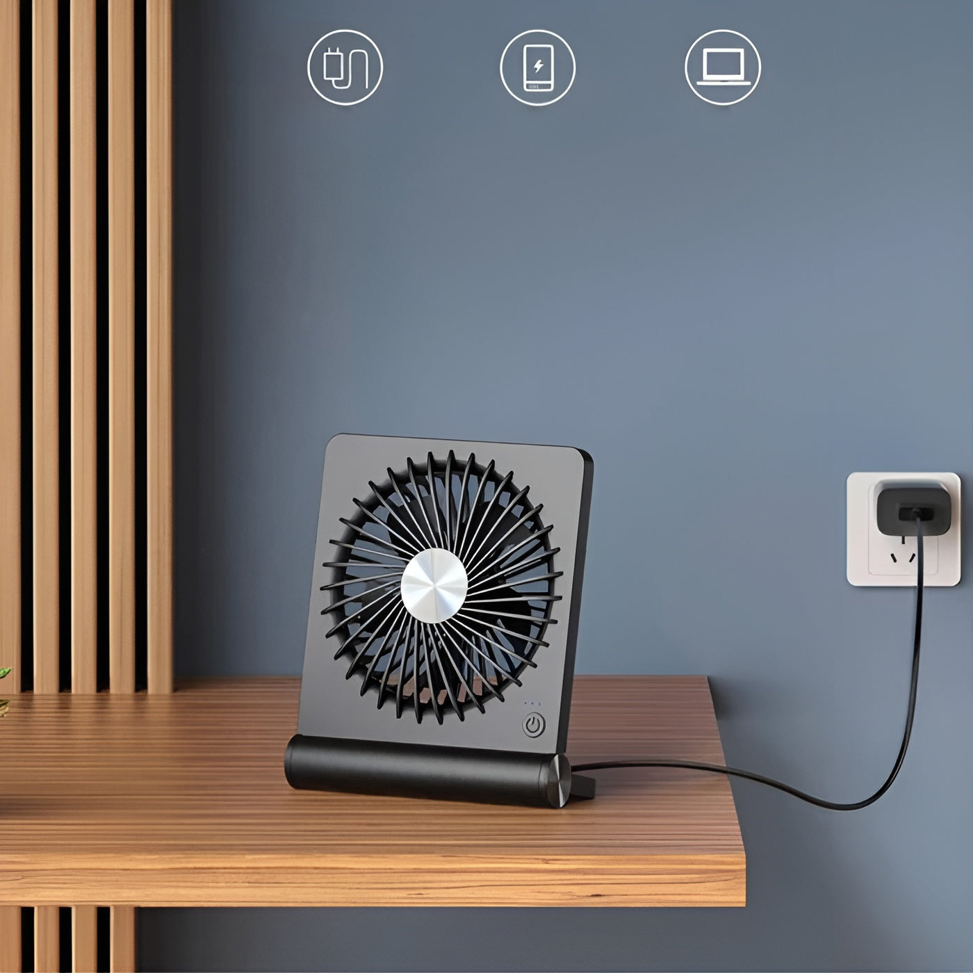Kleiner Tischventilator – Kraftvolle Kühlung für Schreibtisch & Büro - Tischventilator