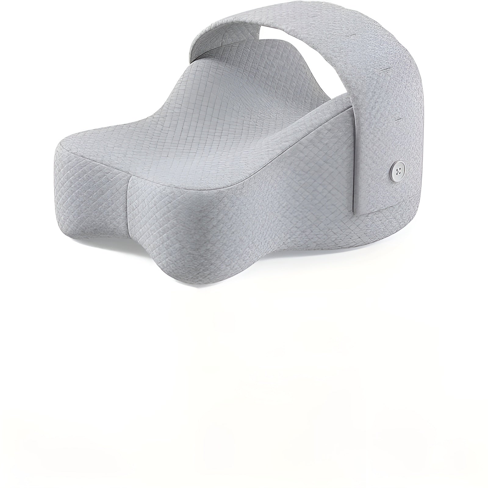 Kniekissen für Seitenschläfer – Ergonomisch & Verstellbar | Entlastung für Knie und Rücken - Grau - Kissen