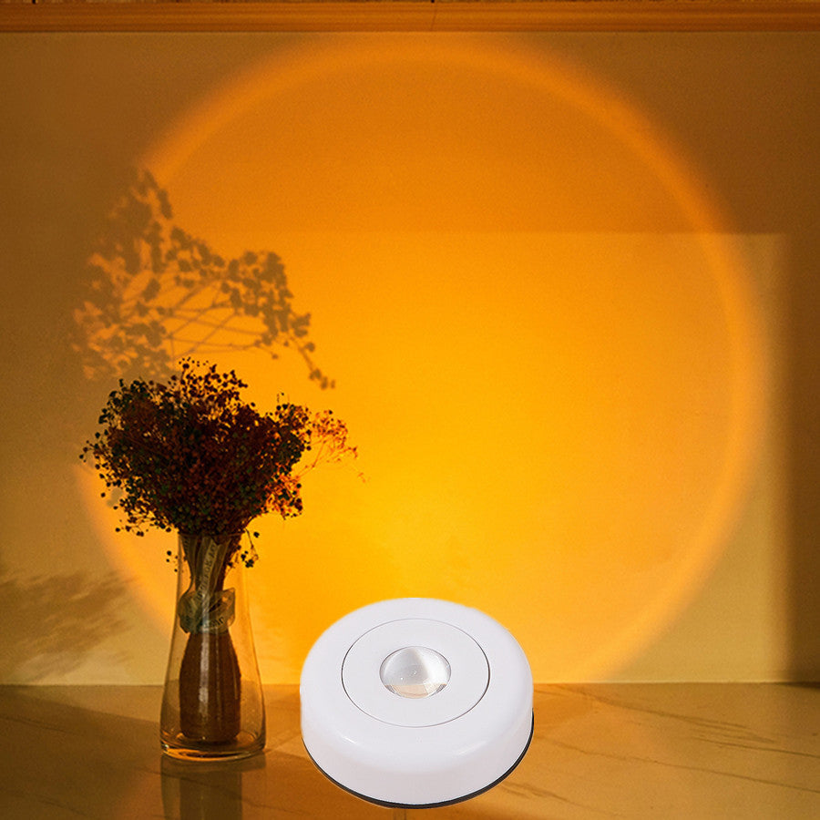 Kompakte Sonnenuntergang-Lampe mit flexibler Montage - Sonnenuntergang / 1 x Lampe - Dekorationsleuchte