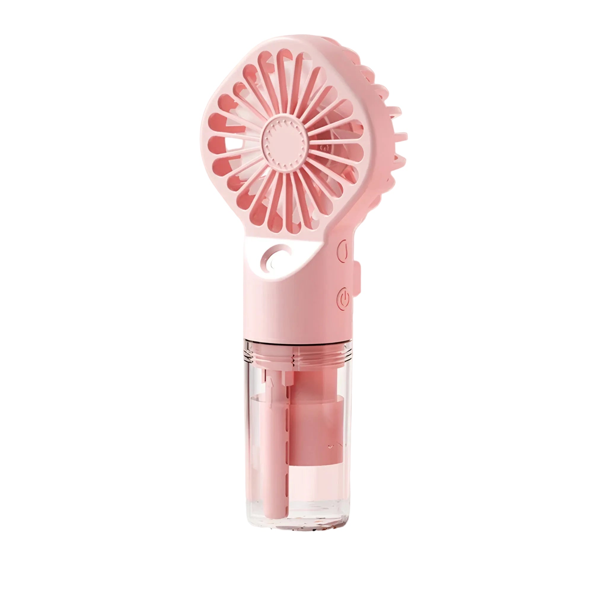 Kompakter Handventilator mit Sprühfunktion – USB-aufladbarer Mini-Ventilator mit Wassertank und 4