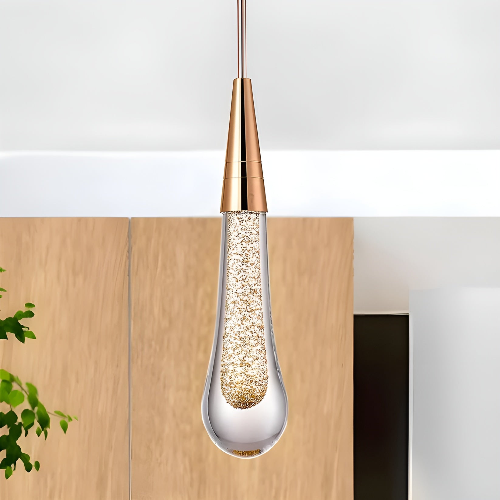 Kristall-Tropfen Pendelleuchte – Stilvoll & Modern | Für Wohnzimmer Esszimmer oder Schlafzimmer - 1 - Pendelleuchte
