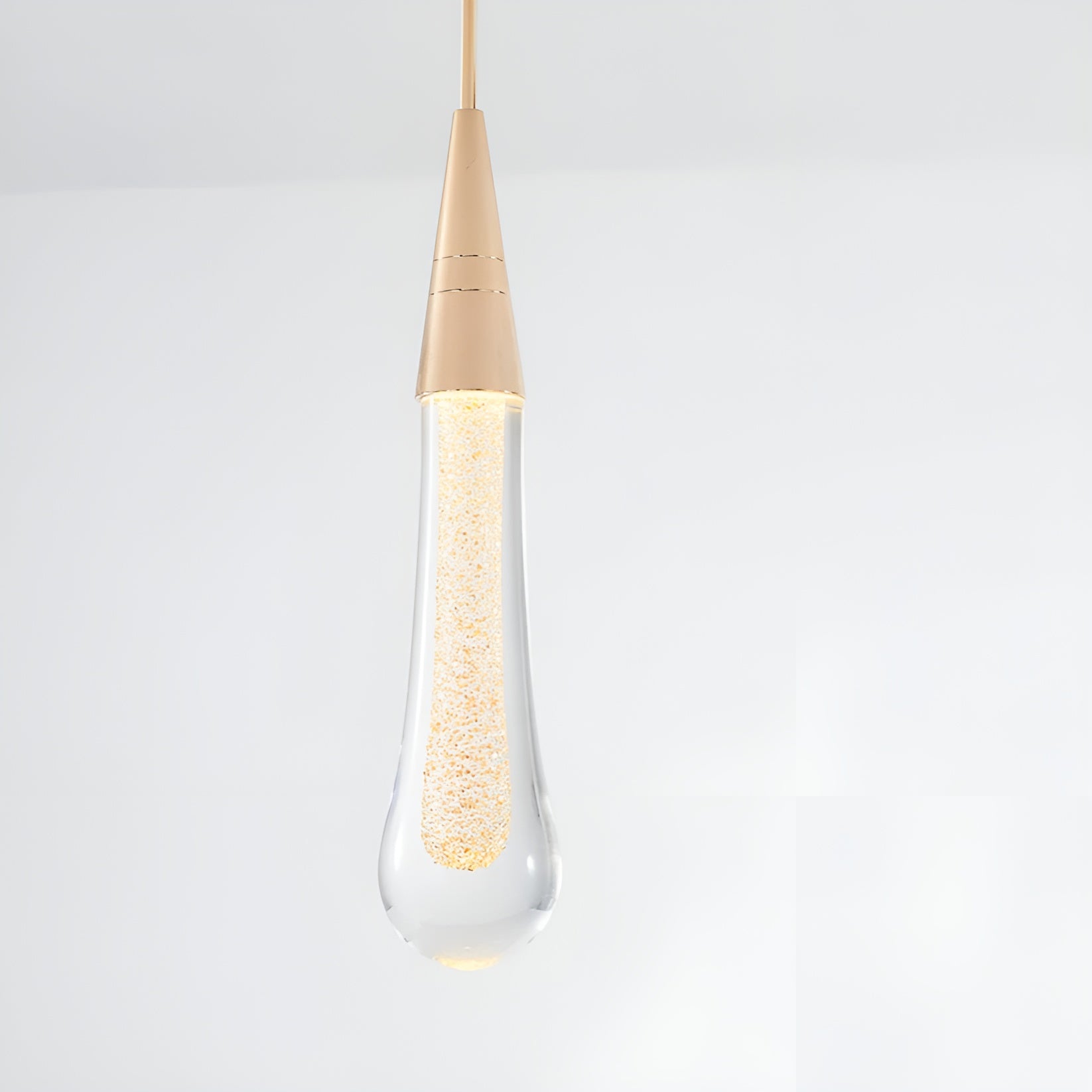 Kristall-Tropfen Pendelleuchte – Stilvoll & Modern | Für Wohnzimmer Esszimmer oder Schlafzimmer - Pendelleuchte