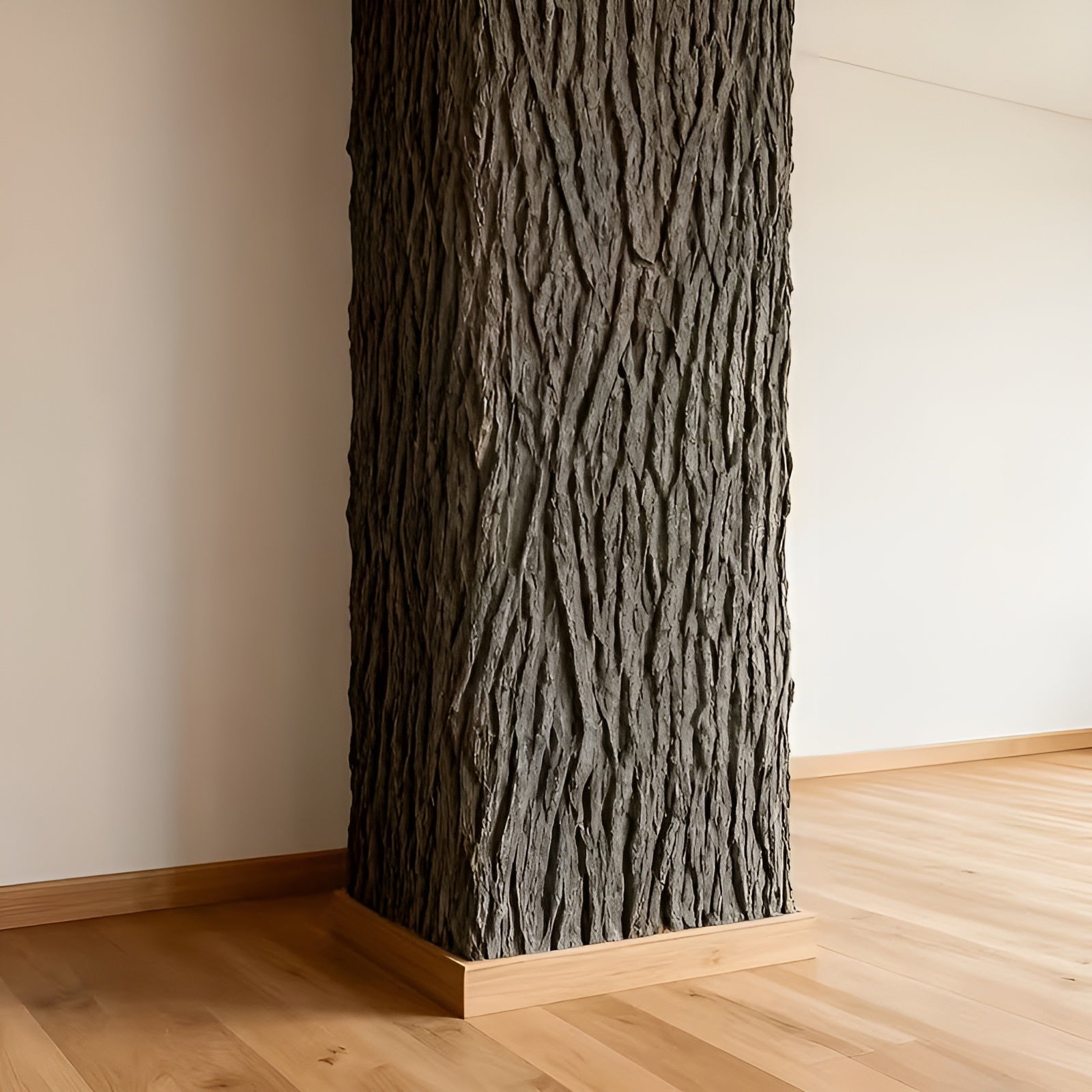 Kunststoff-Rindenmatte – Realistische Baumrinden-Optik für Innen- und Außenbereiche - Wandpaneele