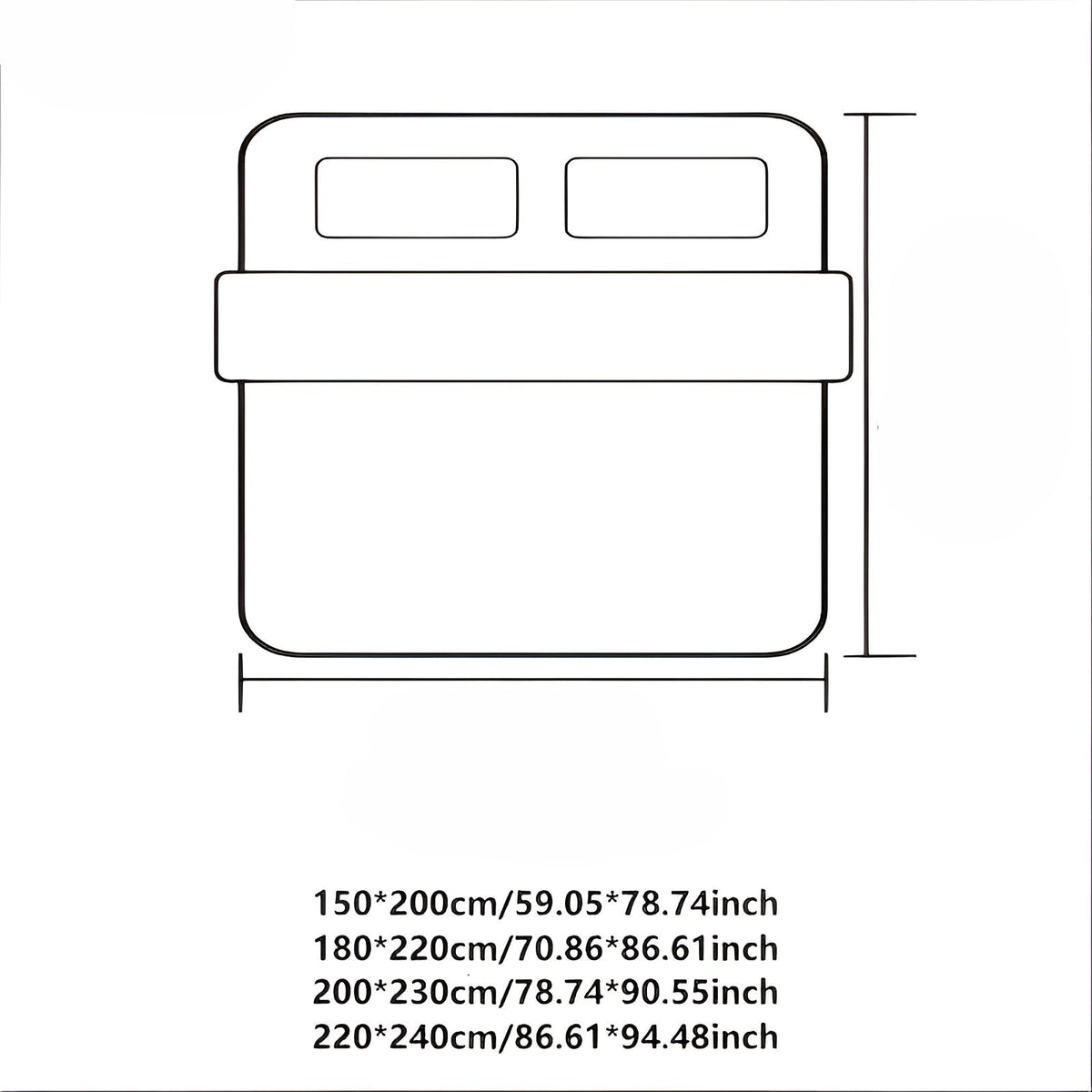 Kuscheliger Plüsch-Bettbezug – Warm und Weich für Herbst & Winter | Beidseitiges Design aus Kaninchenfell & Milchsamt