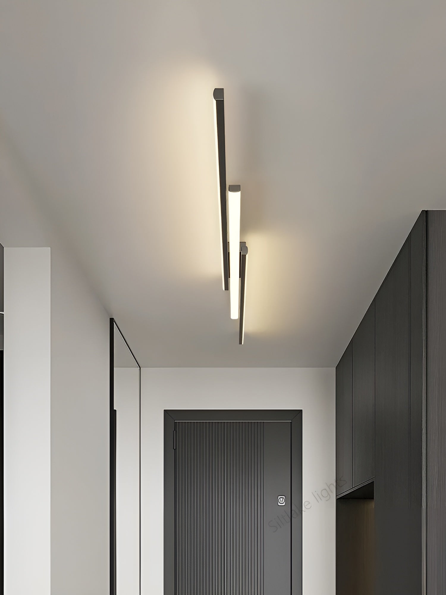 Lange LED-Deckenleuchte – Schlankes und stilvolles längliches Design | Perfekte Beleuchtung für Flur Treppenhaus