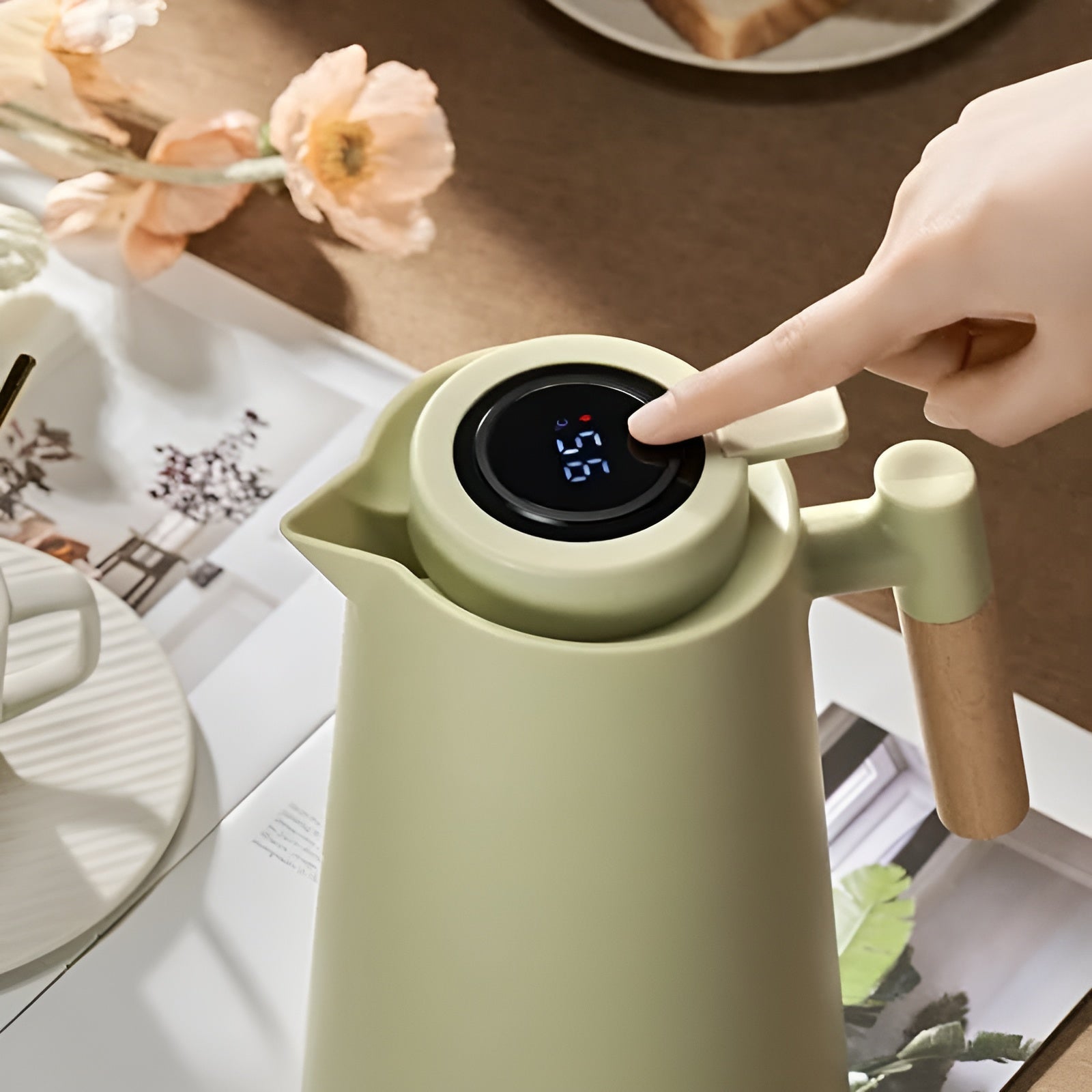 Lattea Pure Thermoskanne – Auslaufsicher Und Langlebig | Stilvolles Design Aus Edelstahl - Thermoskanne