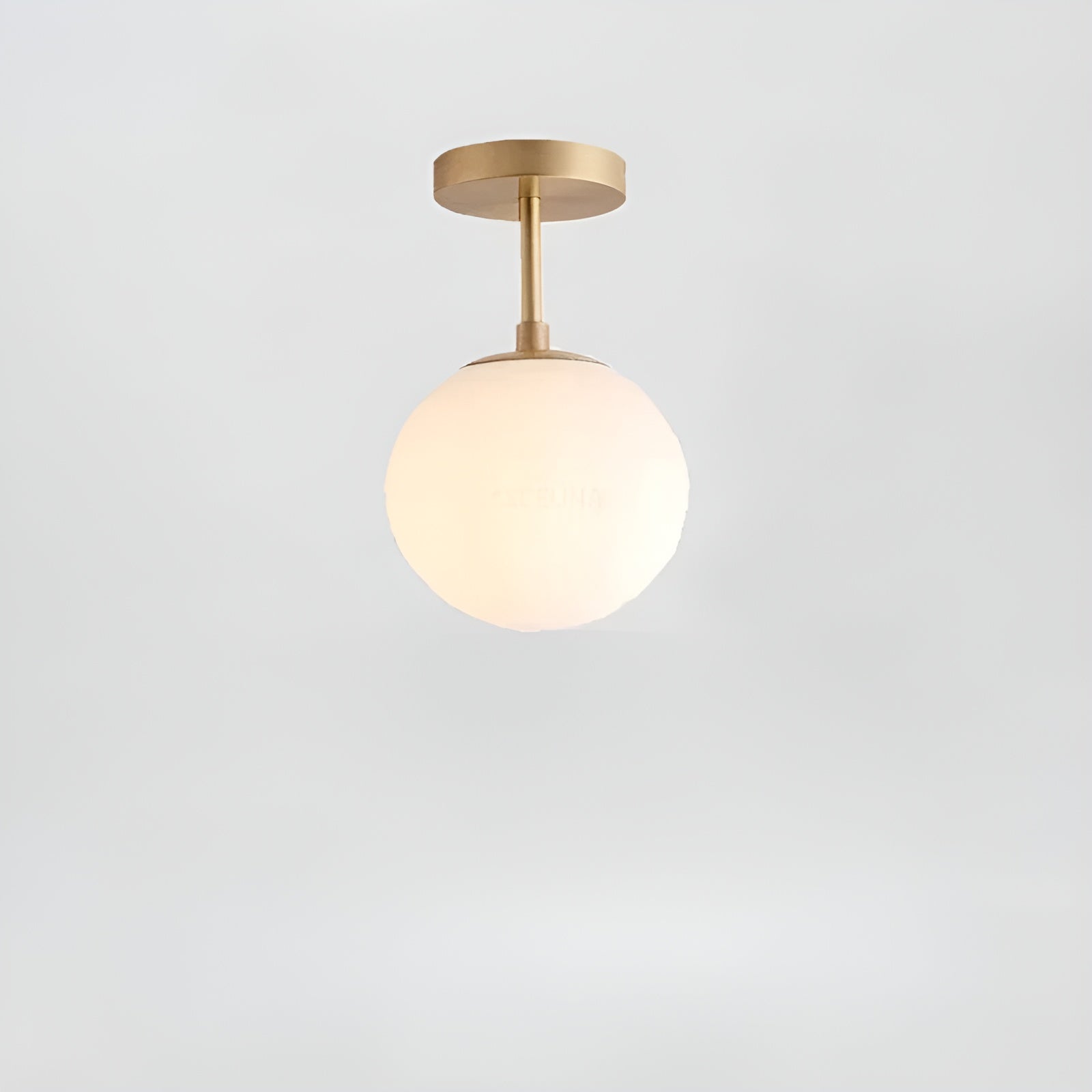 LED-Deckenleuchte aus Glas – Nordisches Design | Für Wohn- & Schlafzimmer - Gold / 1 cup / Warmes Weiß - Deckenleuchte