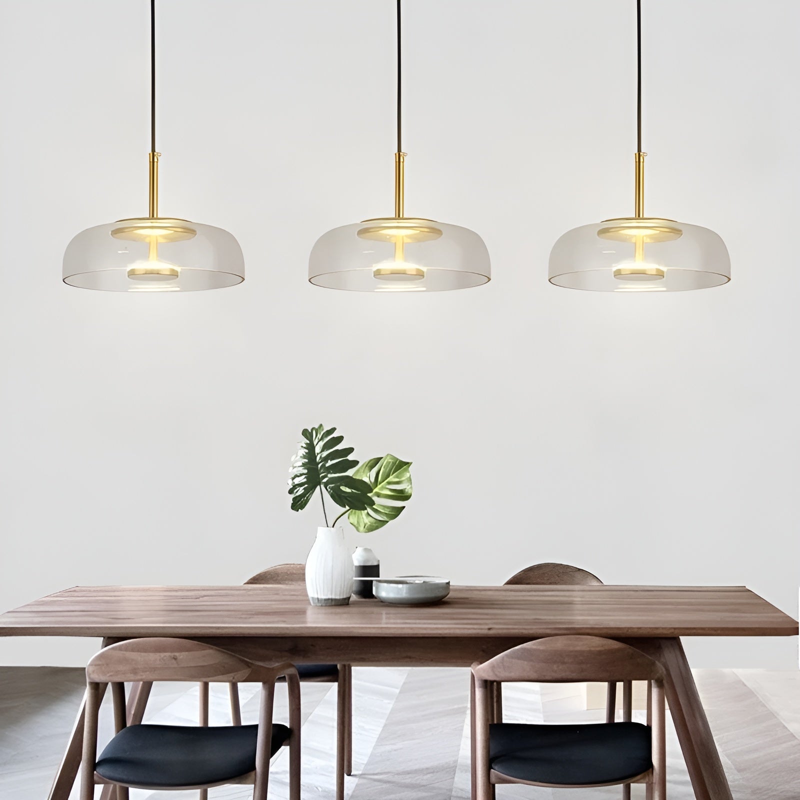 LED-Pendelleuchte aus Glas – Stilvolle Beleuchtung für Esszimmer Schlafzimmer & Wohnzimmer - Pendelleuchte