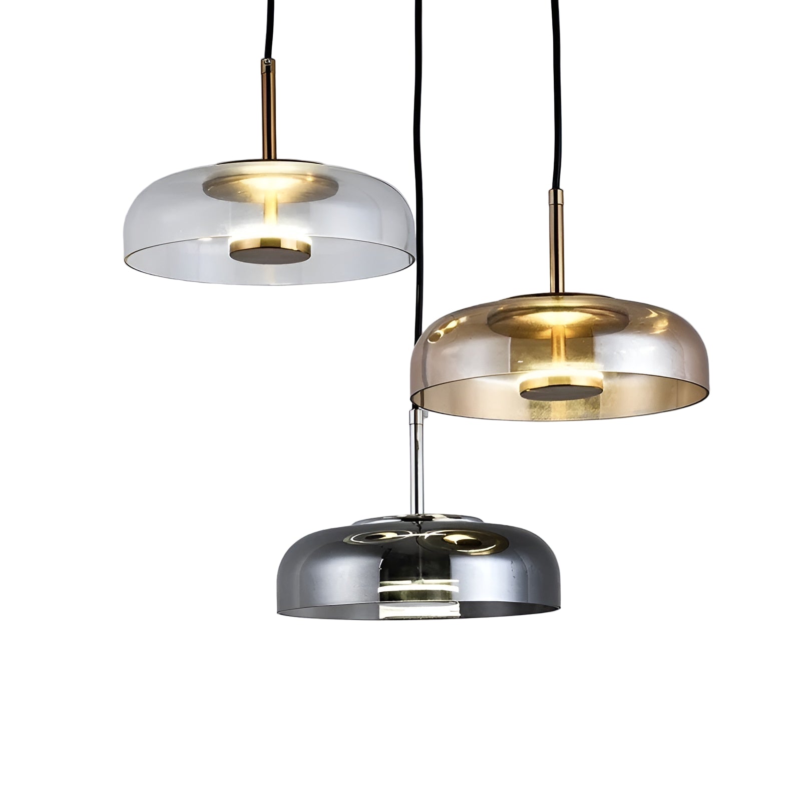 LED-Pendelleuchte aus Glas – Stilvolle Beleuchtung für Esszimmer Schlafzimmer & Wohnzimmer - Pendelleuchte